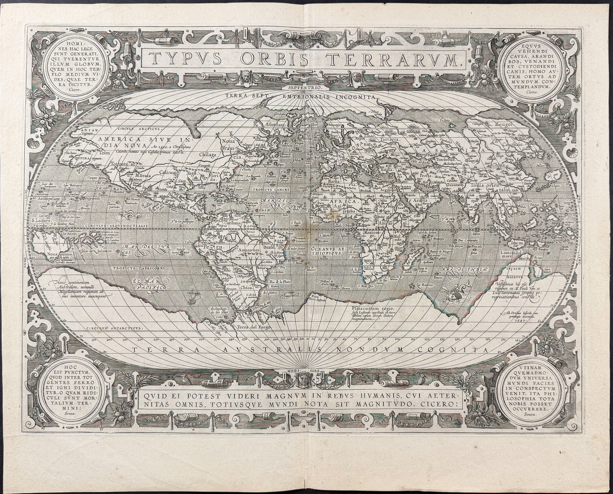 World Map, 1587
