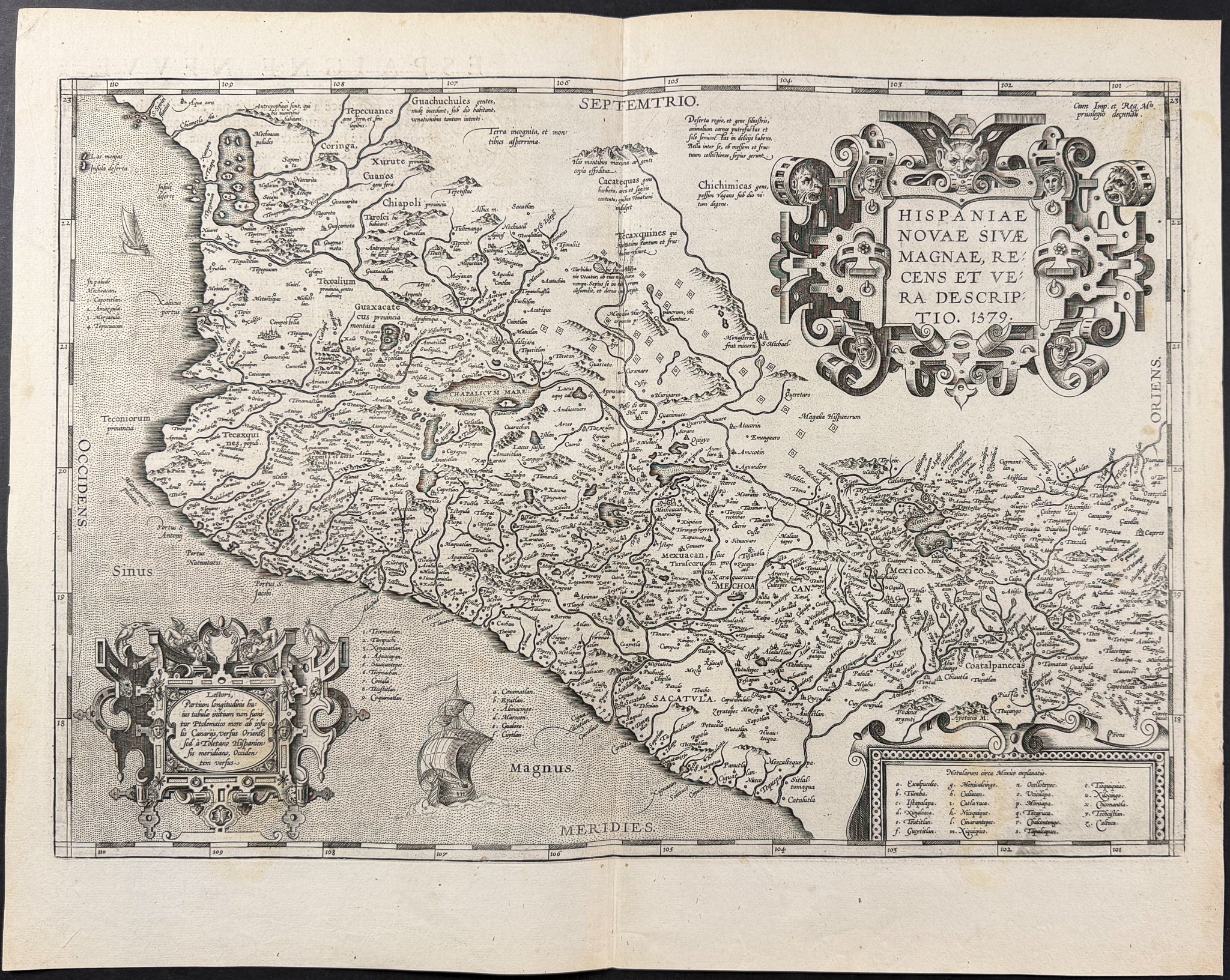 Map of New Spain (Mexico)