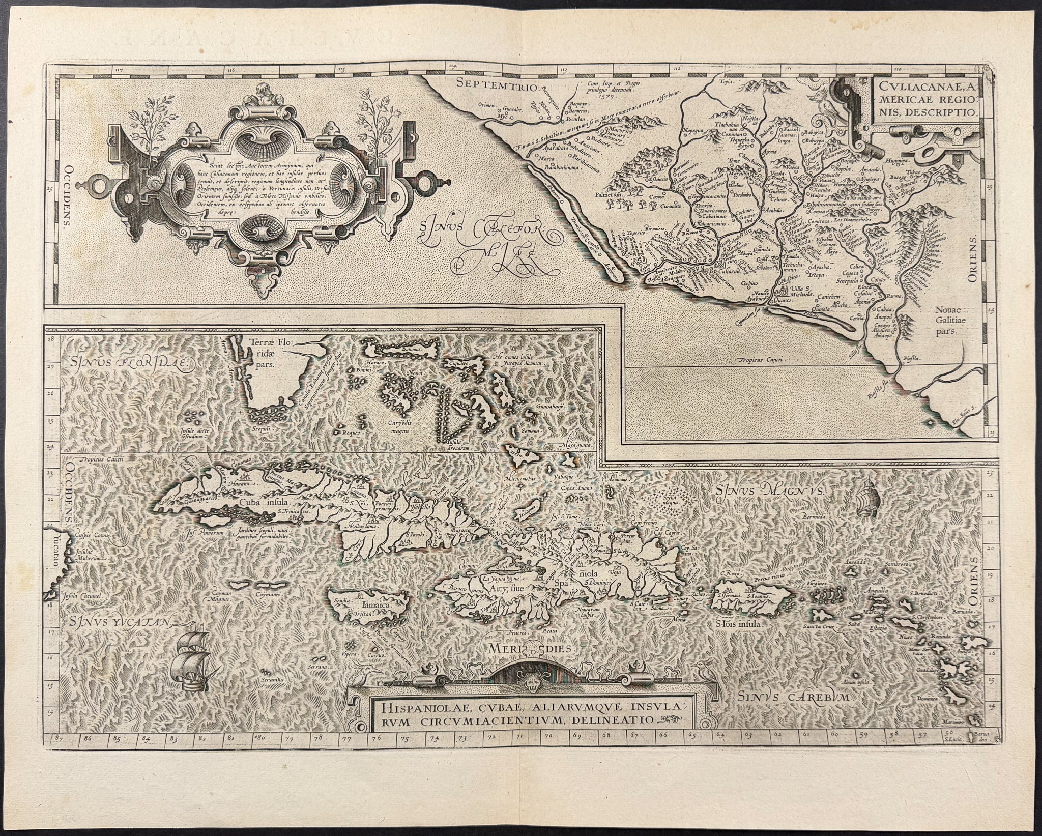Map of Western Mexico & Carribean