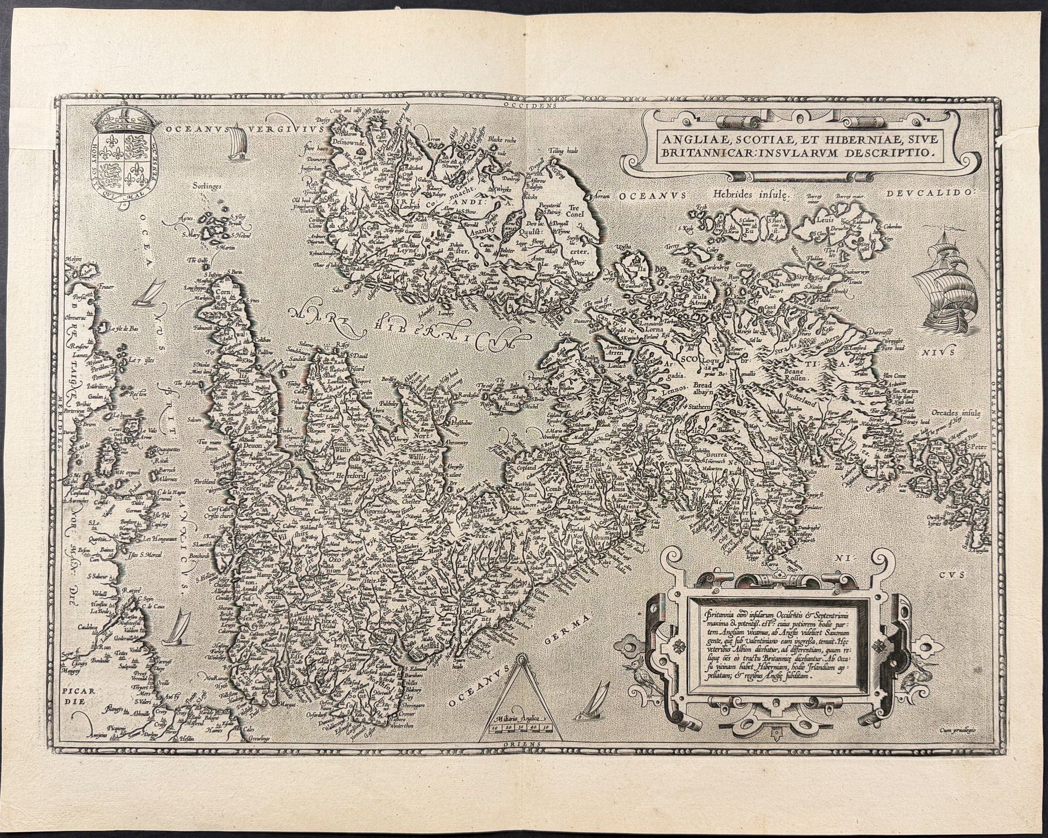 Map of the British Isles