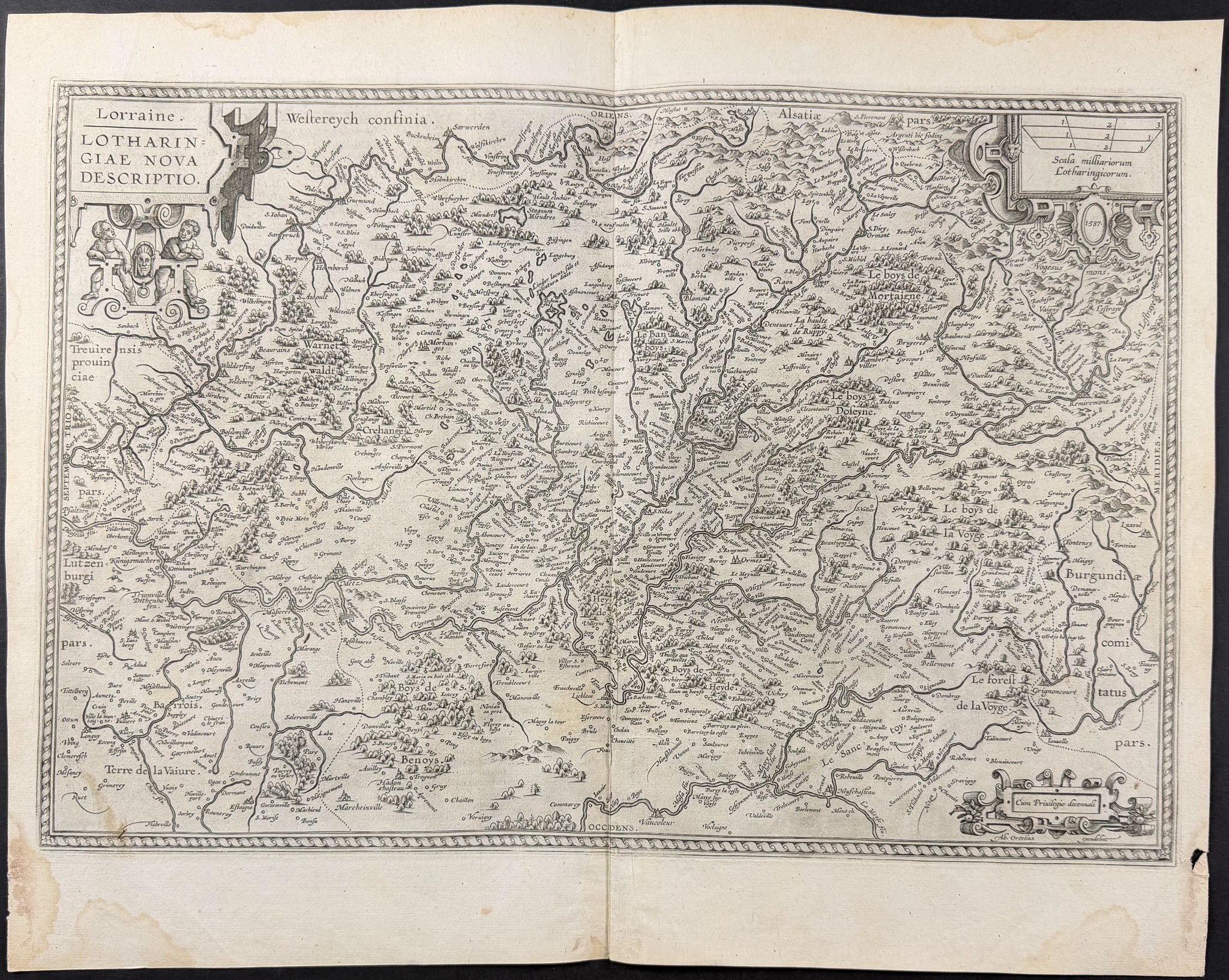 Map of Lorraine, France