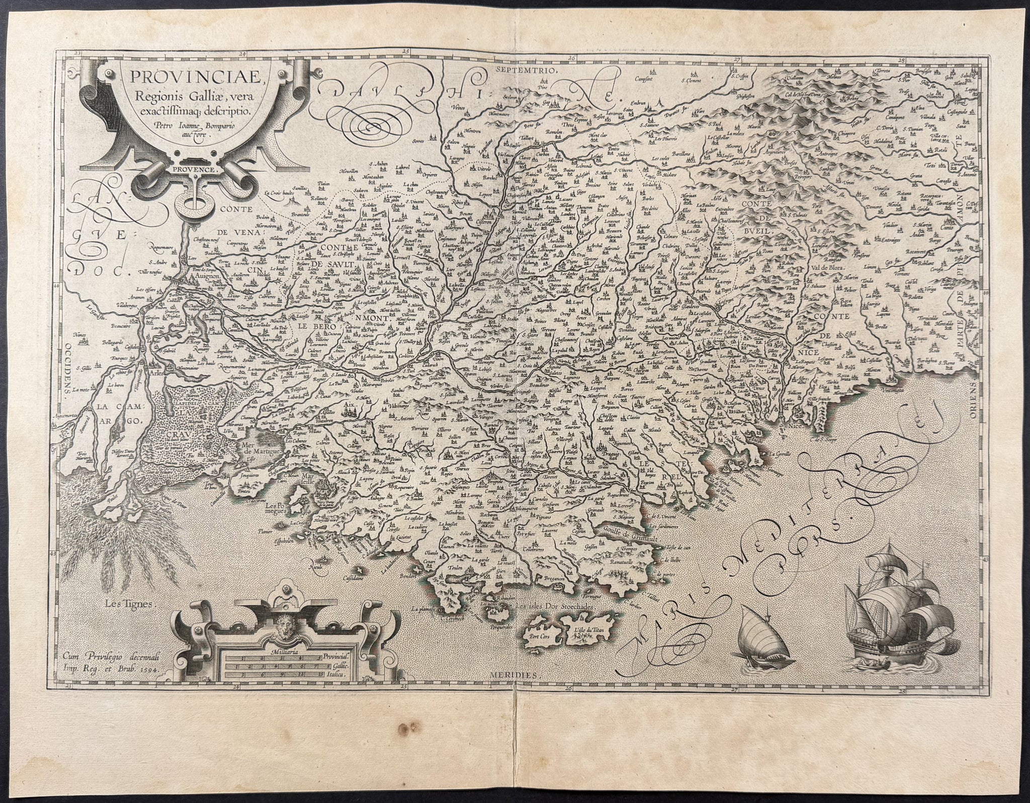 Map of Provence, France