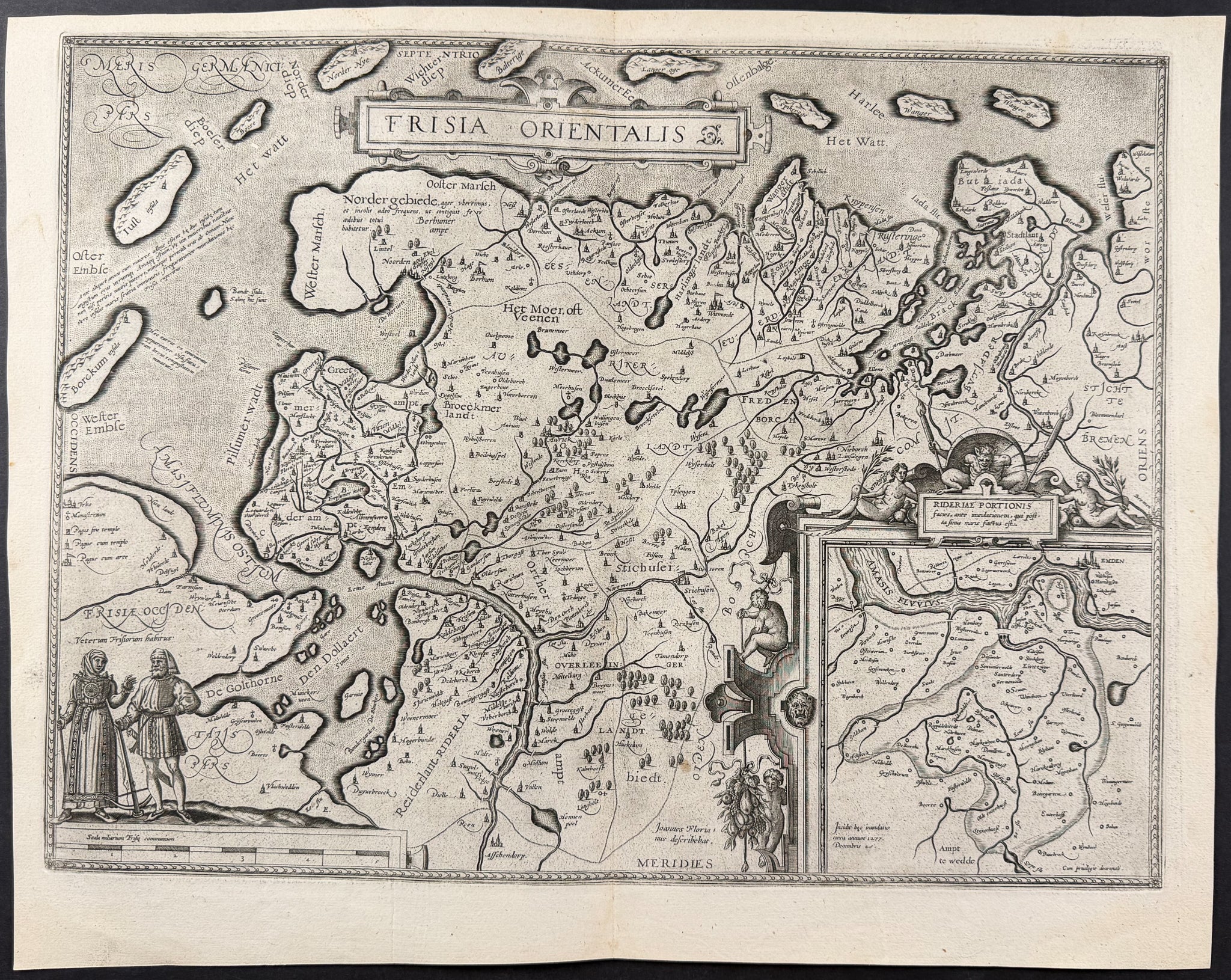 Map of Eastern Frisia
