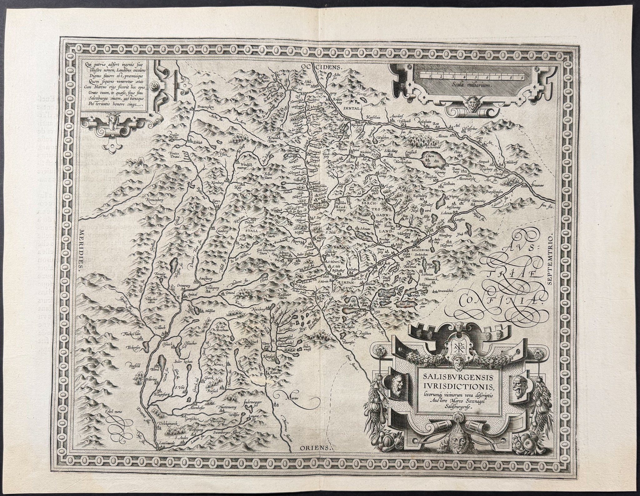 Map of the Bishopric of Salzburg