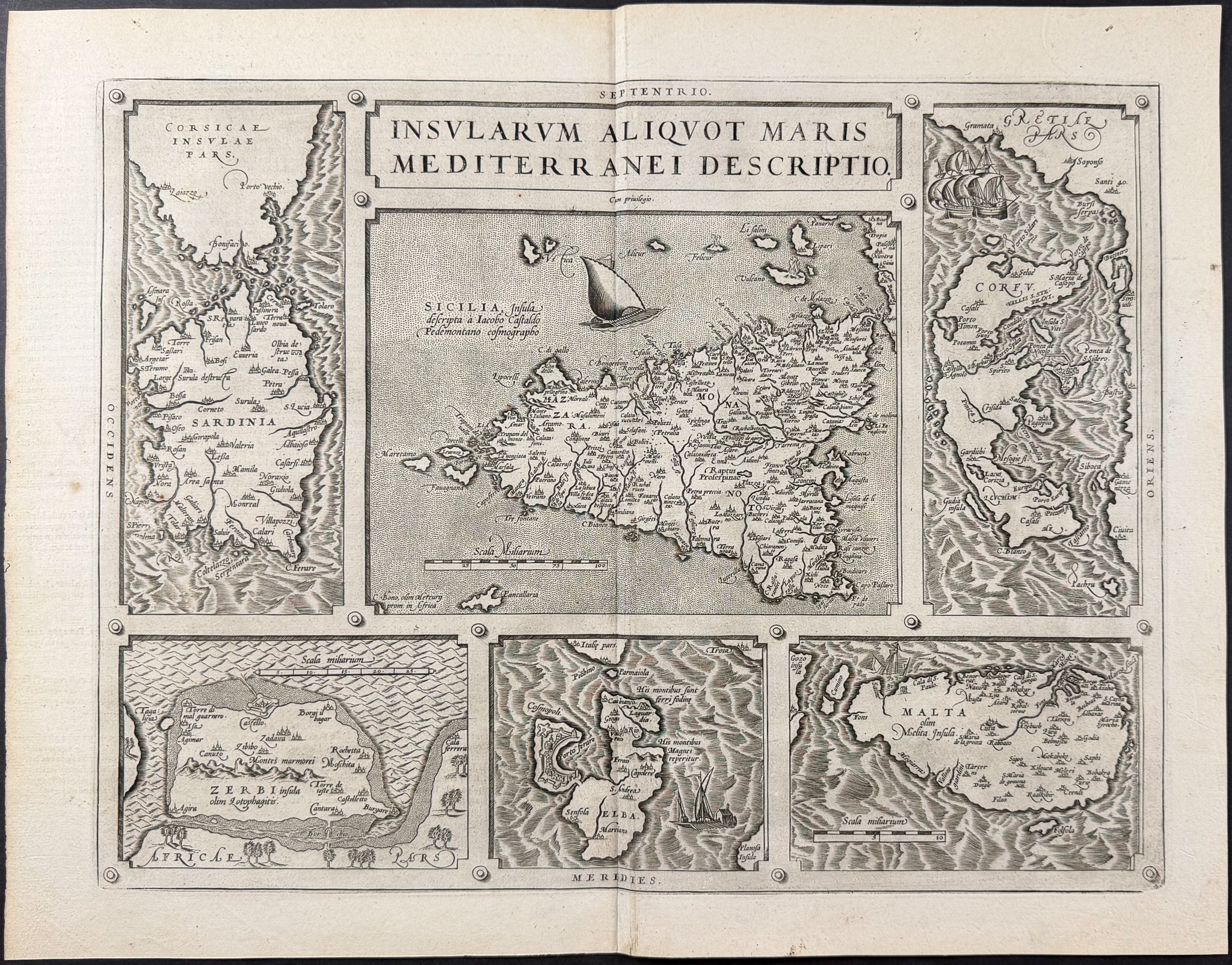 Maps of Islands in the Mediterranean