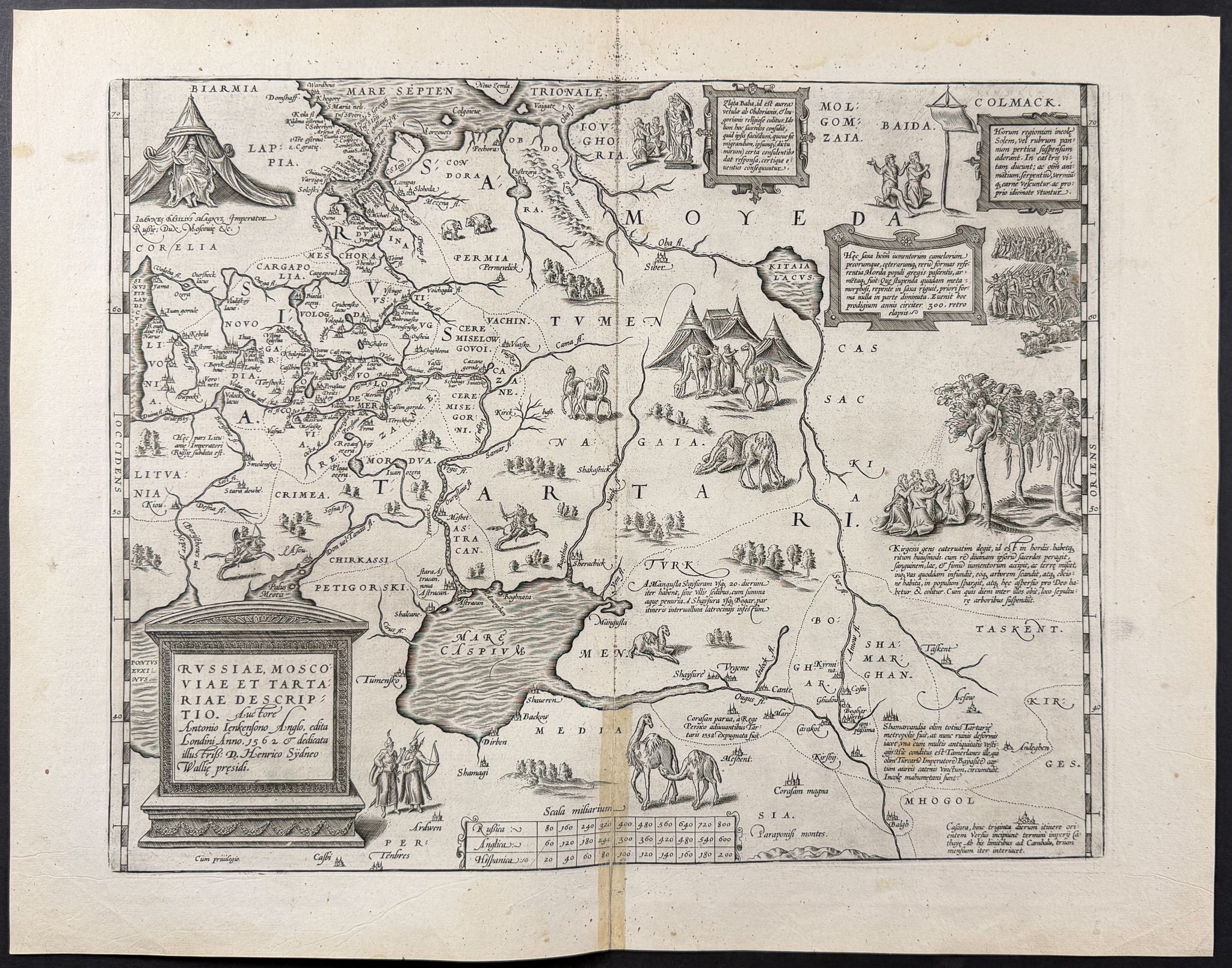 Map of the Russian Empire, or Muscovie