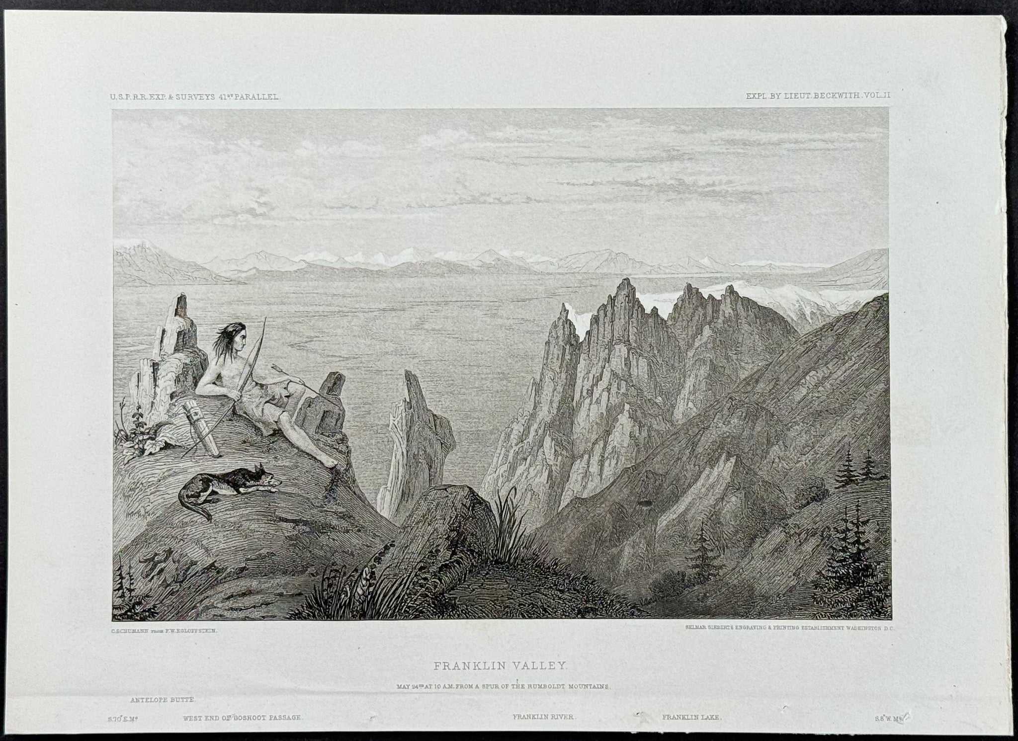 Franklin Valley … From a Spur of the Humboldt Mountains