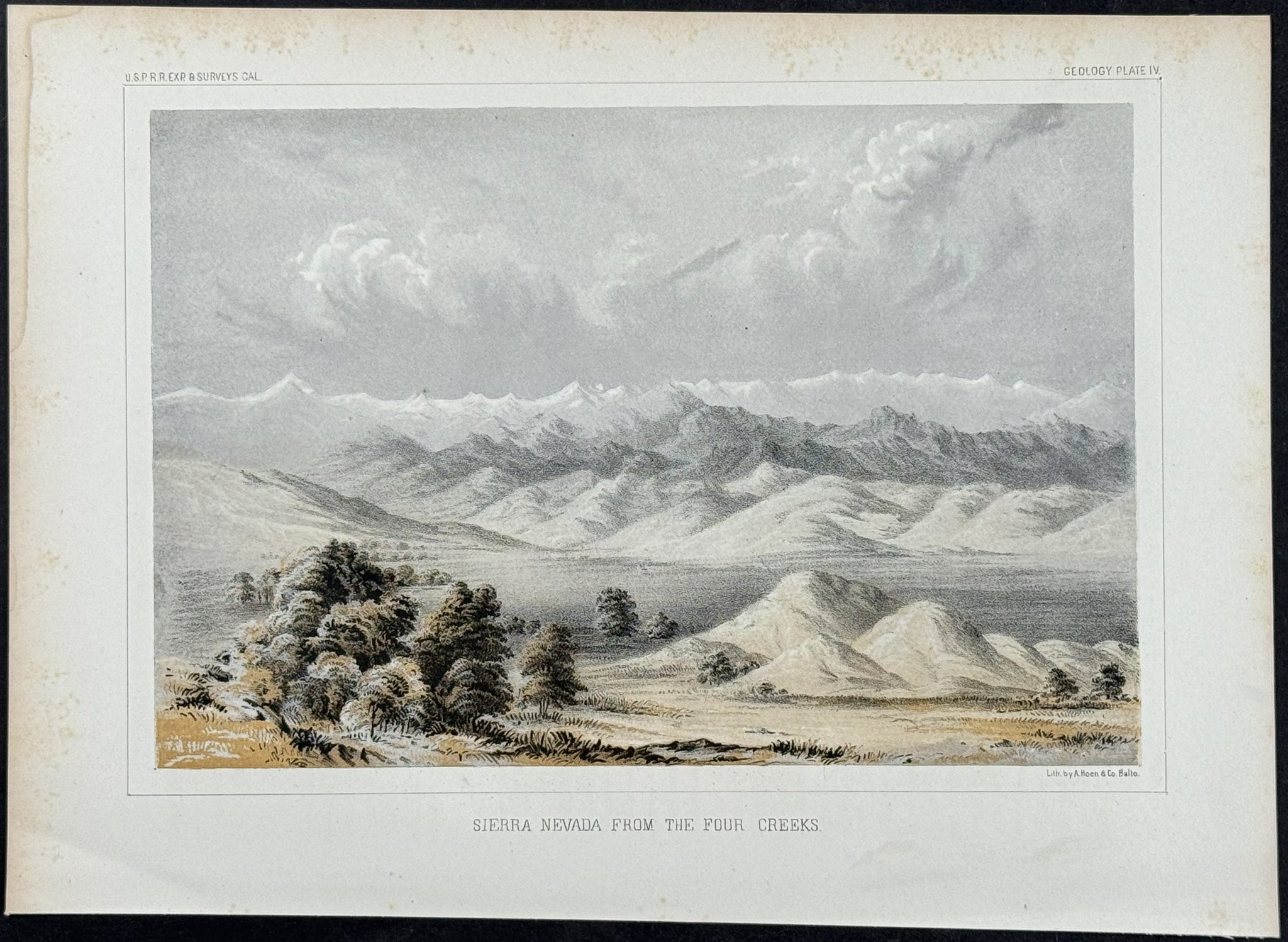 Sierra Nevada from the Four Creeks