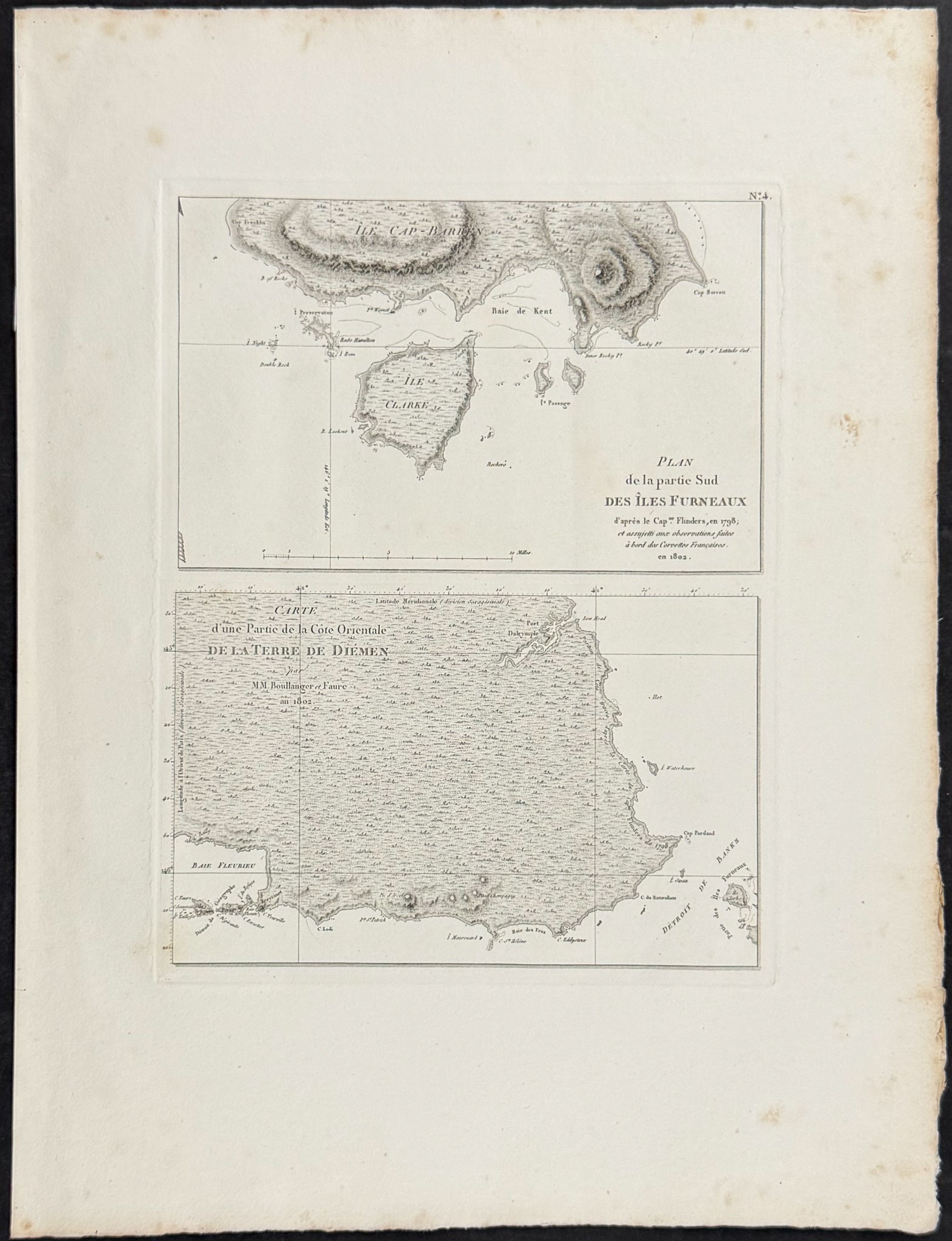 Maps of Van Diemen's Land & Furneaux Group of Islands [Australia, New Holland]