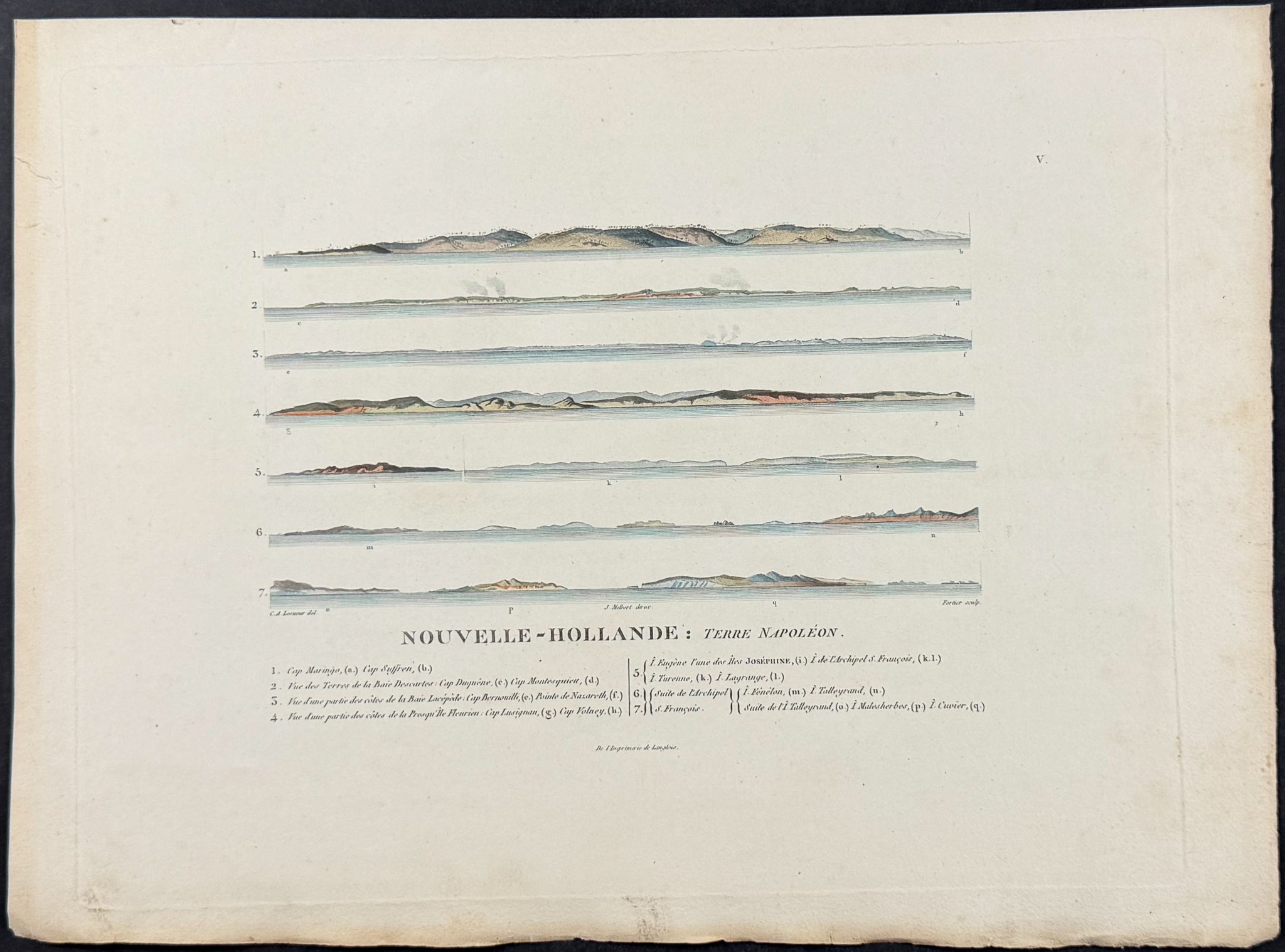 Coastlines of Australia [Australia, New Holland]