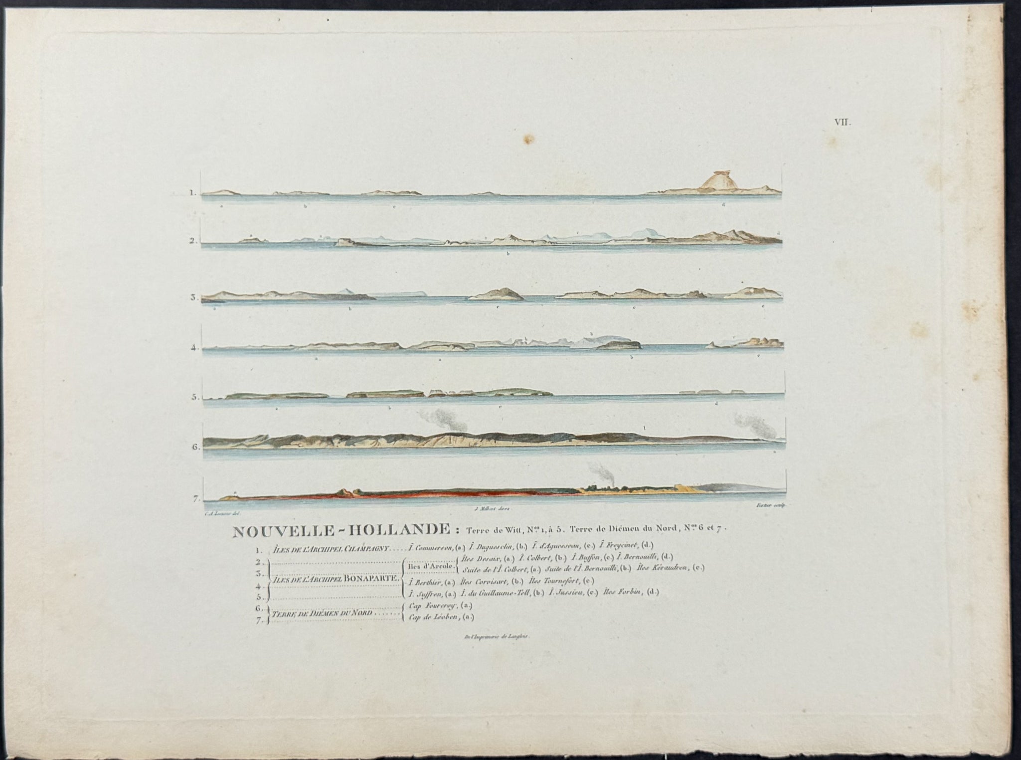 Coastlines of Australia [Australia, New Holland]