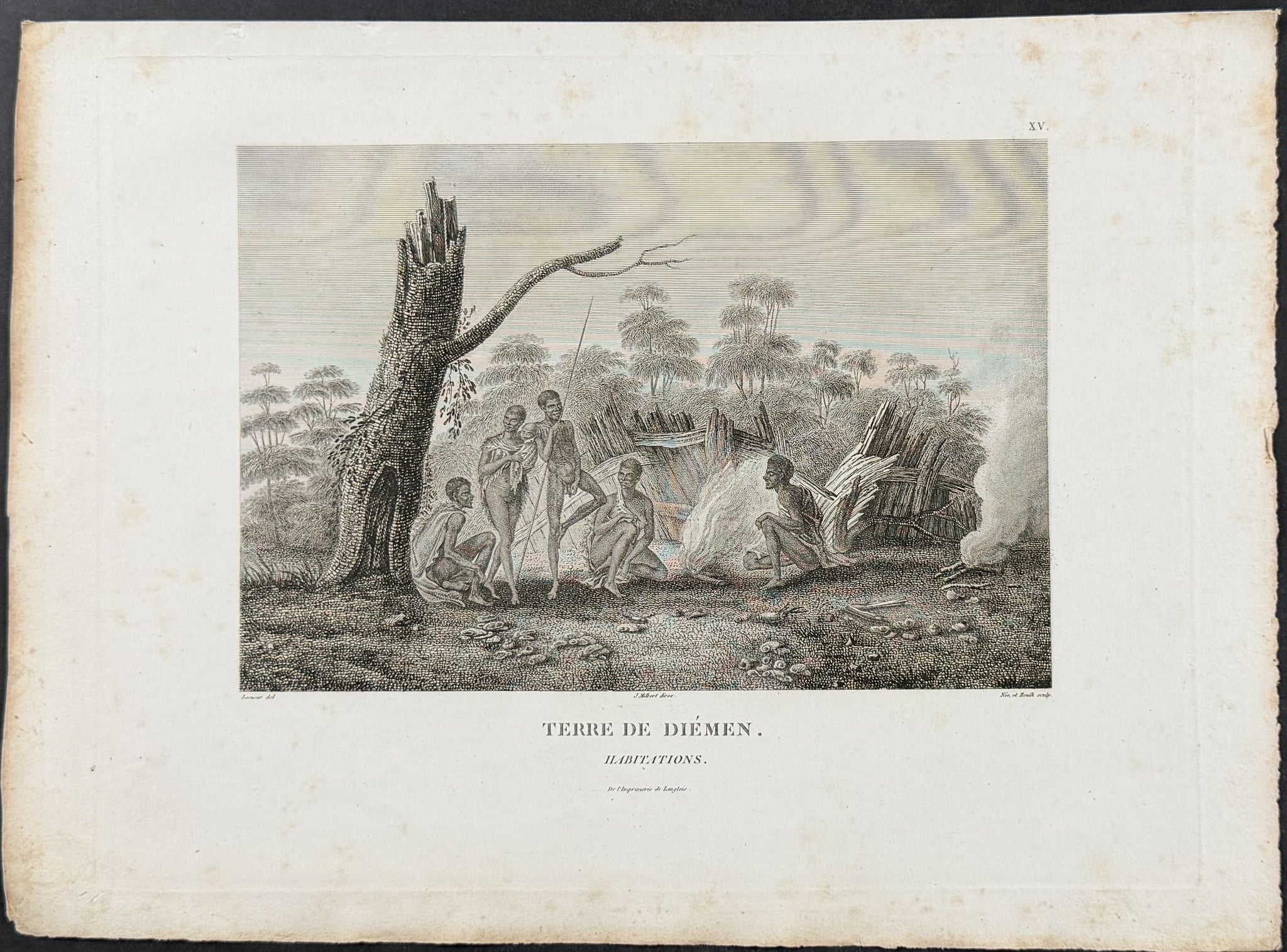 Native Australian or Aborigine Habitat [Australia, New Holland]
