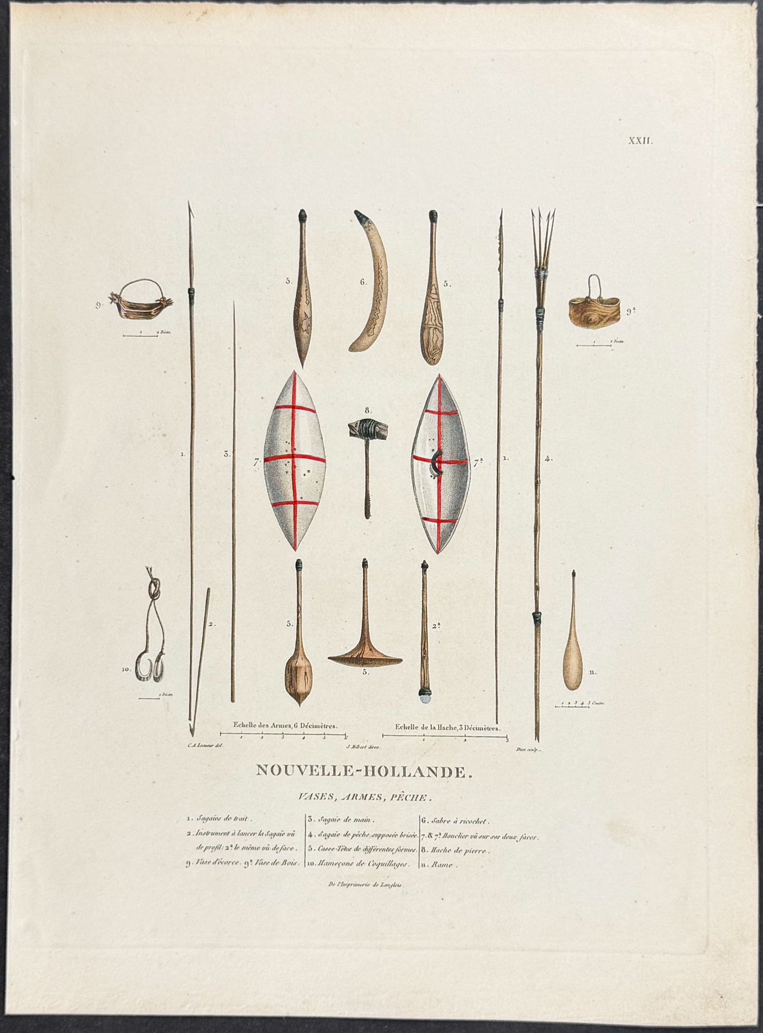 Native Australian or Aborigine Hunting or Fishing Tools