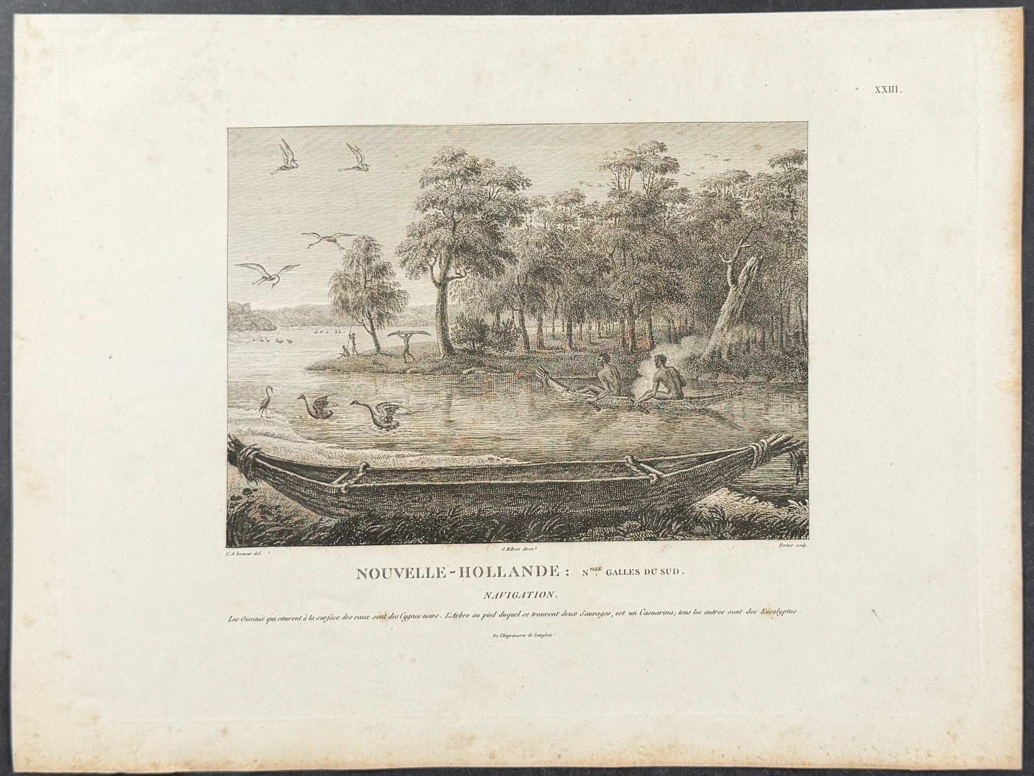Navigation & Canoe [Australia, New Holland]