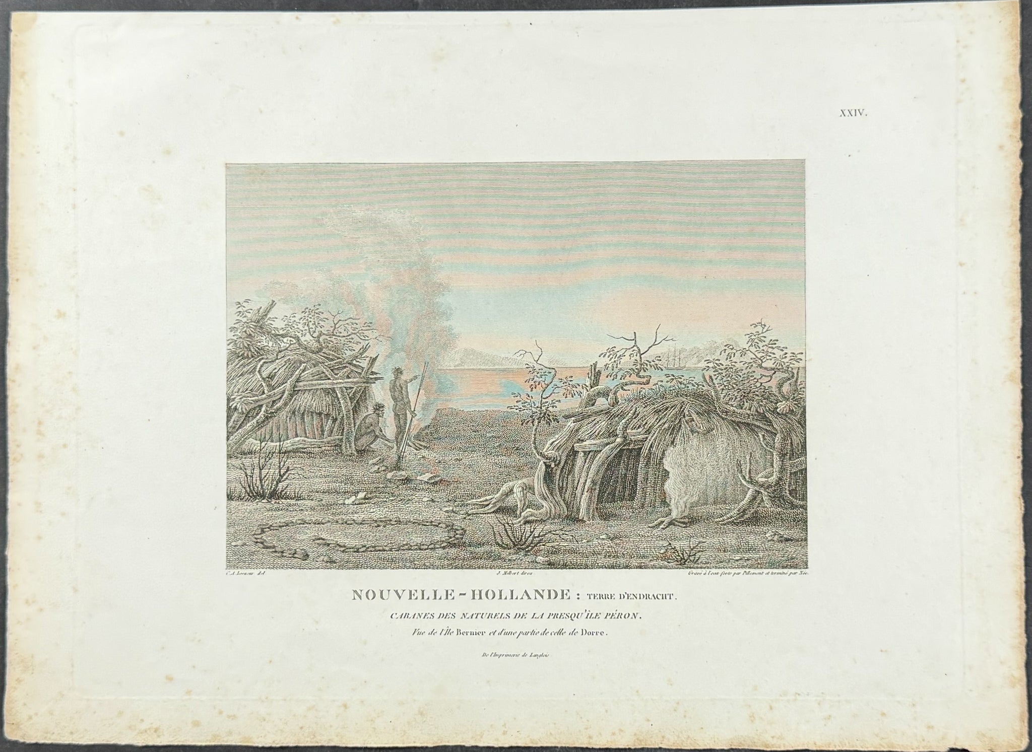 Native Australian or Aborigine Habitat [Australia, New Holland]