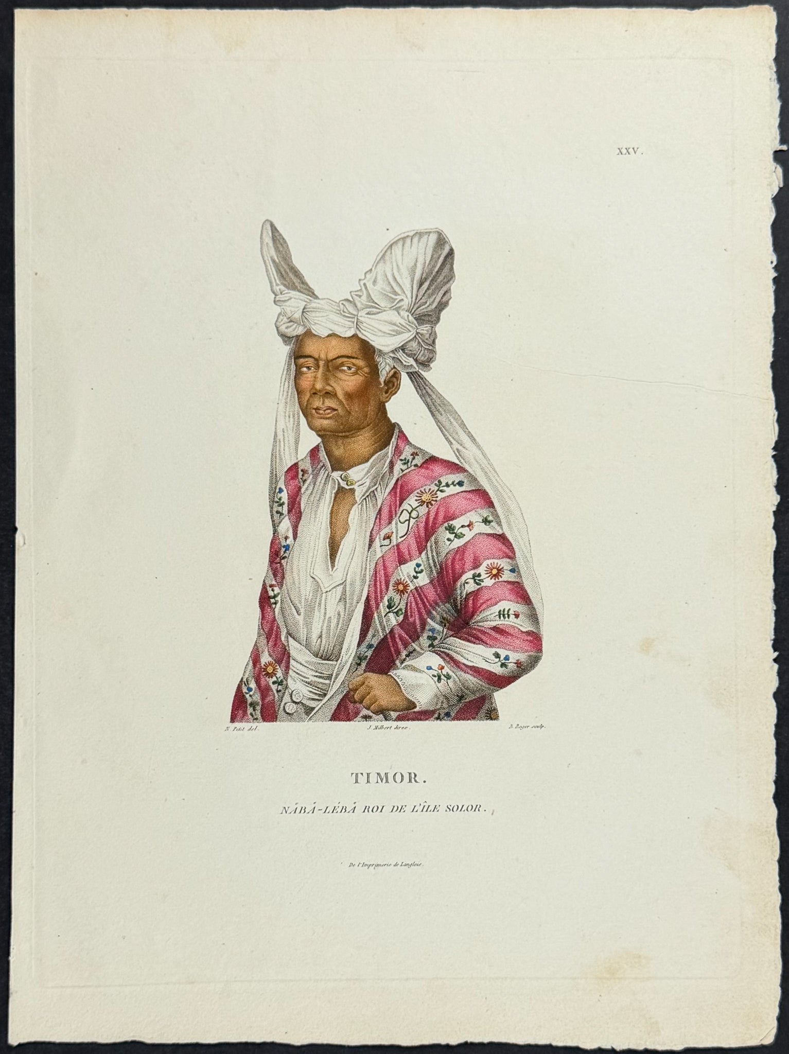 Native Australian or Aborigine: Timor, Naba-Leba roi de L'Ile Solor