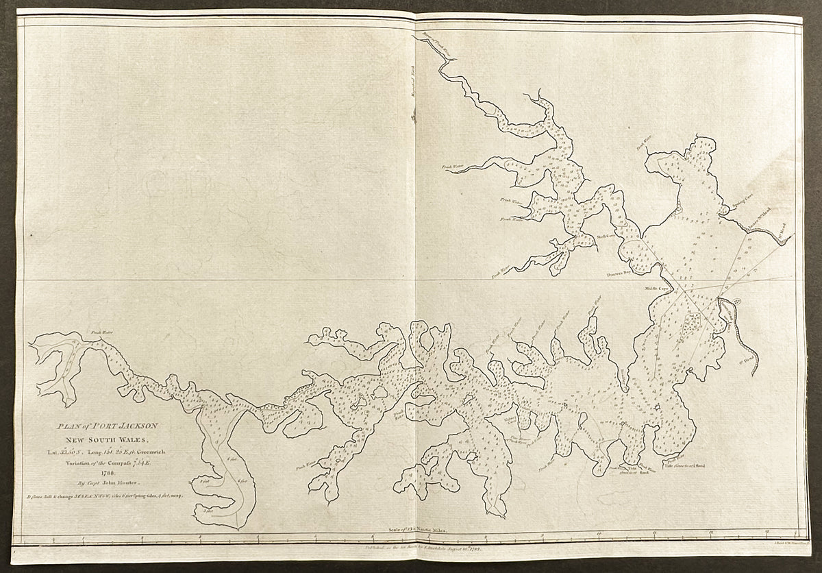 Map of a Plan of Port Jackson