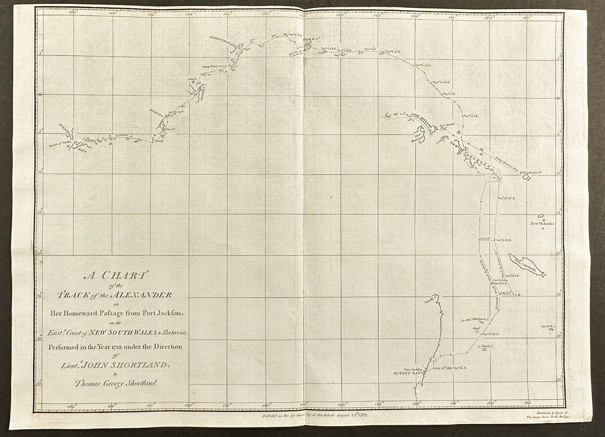 Map of the Track of the Alexander
