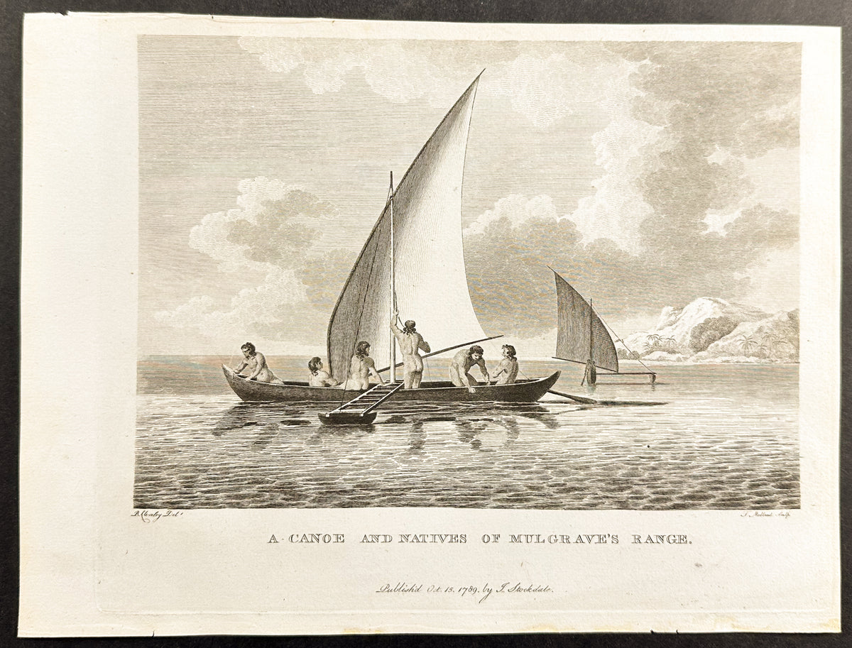 A Canoe and Natives of Mulgrave's Range