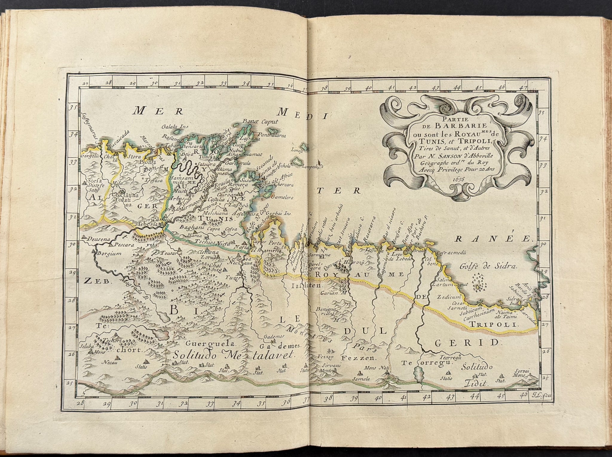 Sanson's Africa - Volume with 18 Engraved Maps