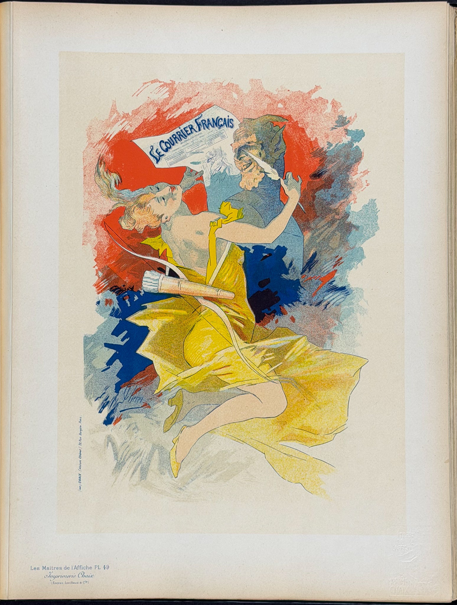 Cheret's Les Maitres de l'Affiche - 5 Volumes with 256 Lithographed Posters