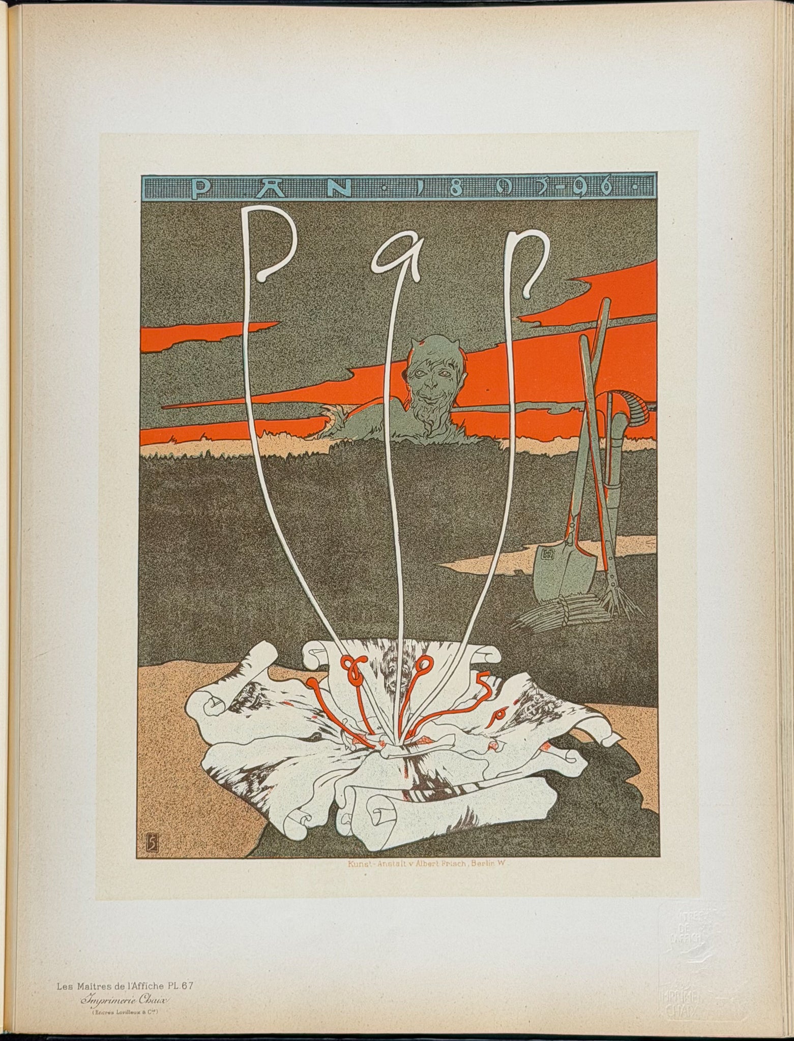 Cheret's Les Maitres de l'Affiche - 5 Volumes with 256 Lithographed Posters