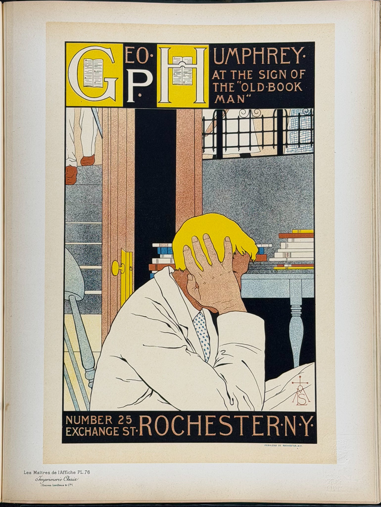 Cheret's Les Maitres de l'Affiche - 5 Volumes with 256 Lithographed Posters
