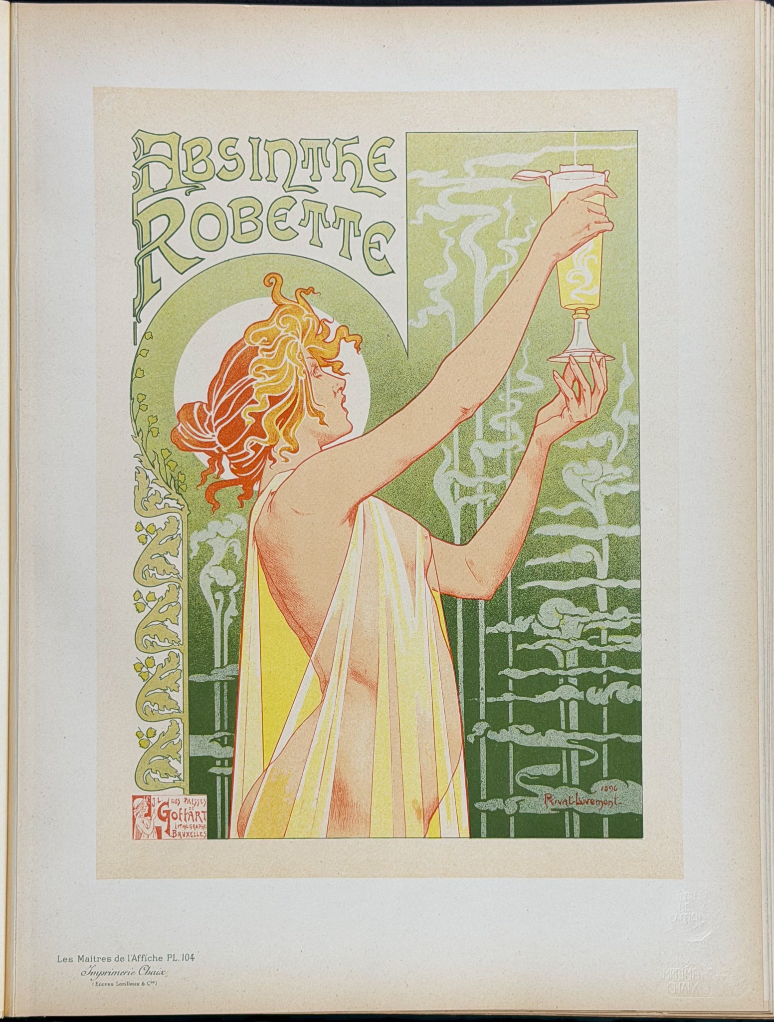 Cheret's Les Maitres de l'Affiche - 5 Volumes with 256 Lithographed Posters