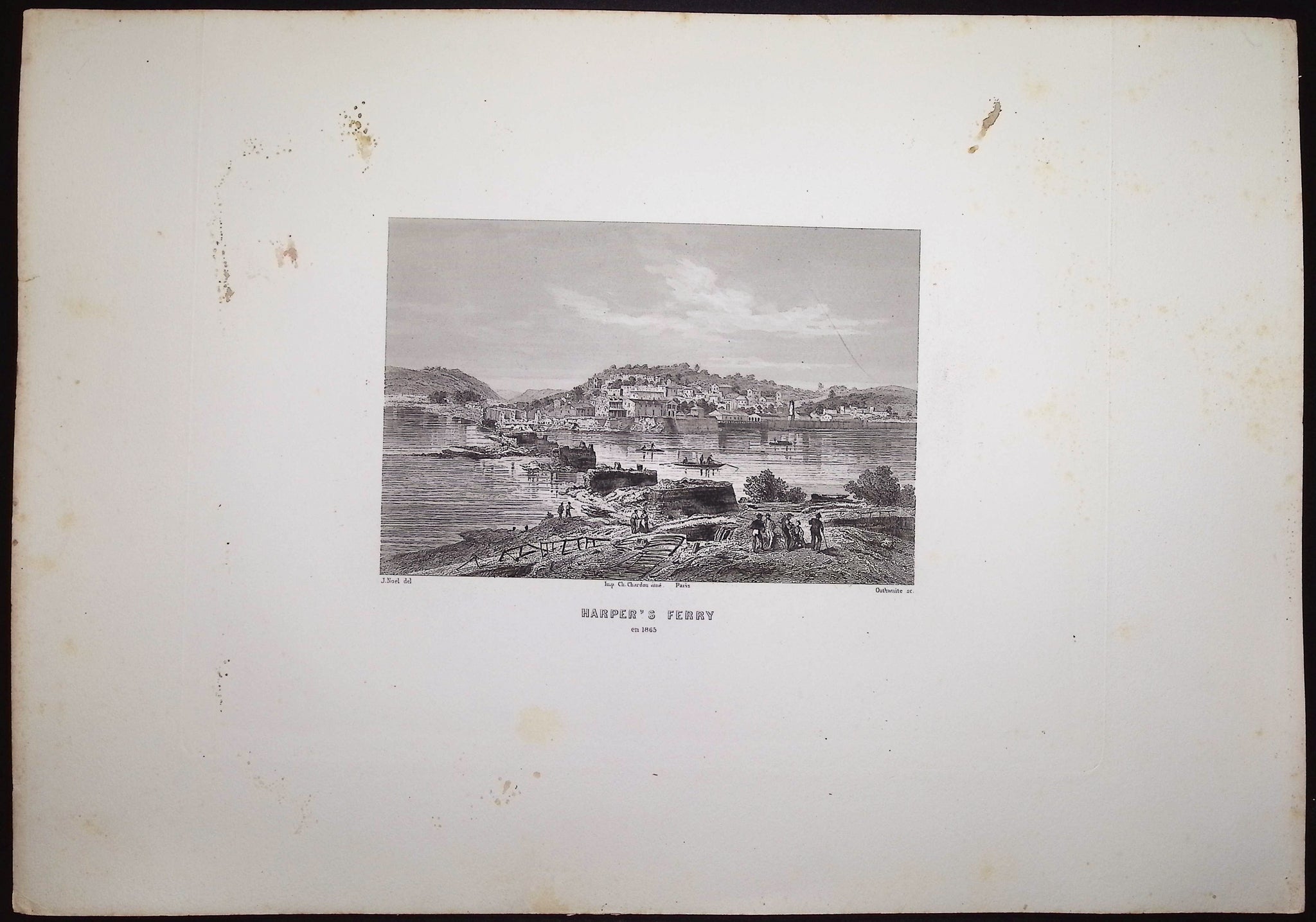 Amerique Album with 27 Engravings of the Americas