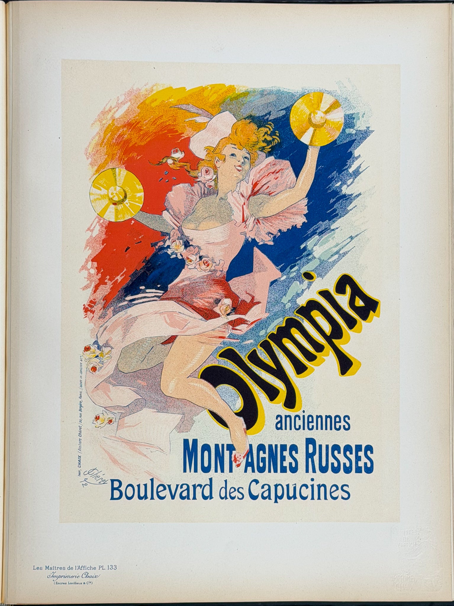 Cheret's Les Maitres de l'Affiche - 5 Volumes with 256 Lithographed Posters