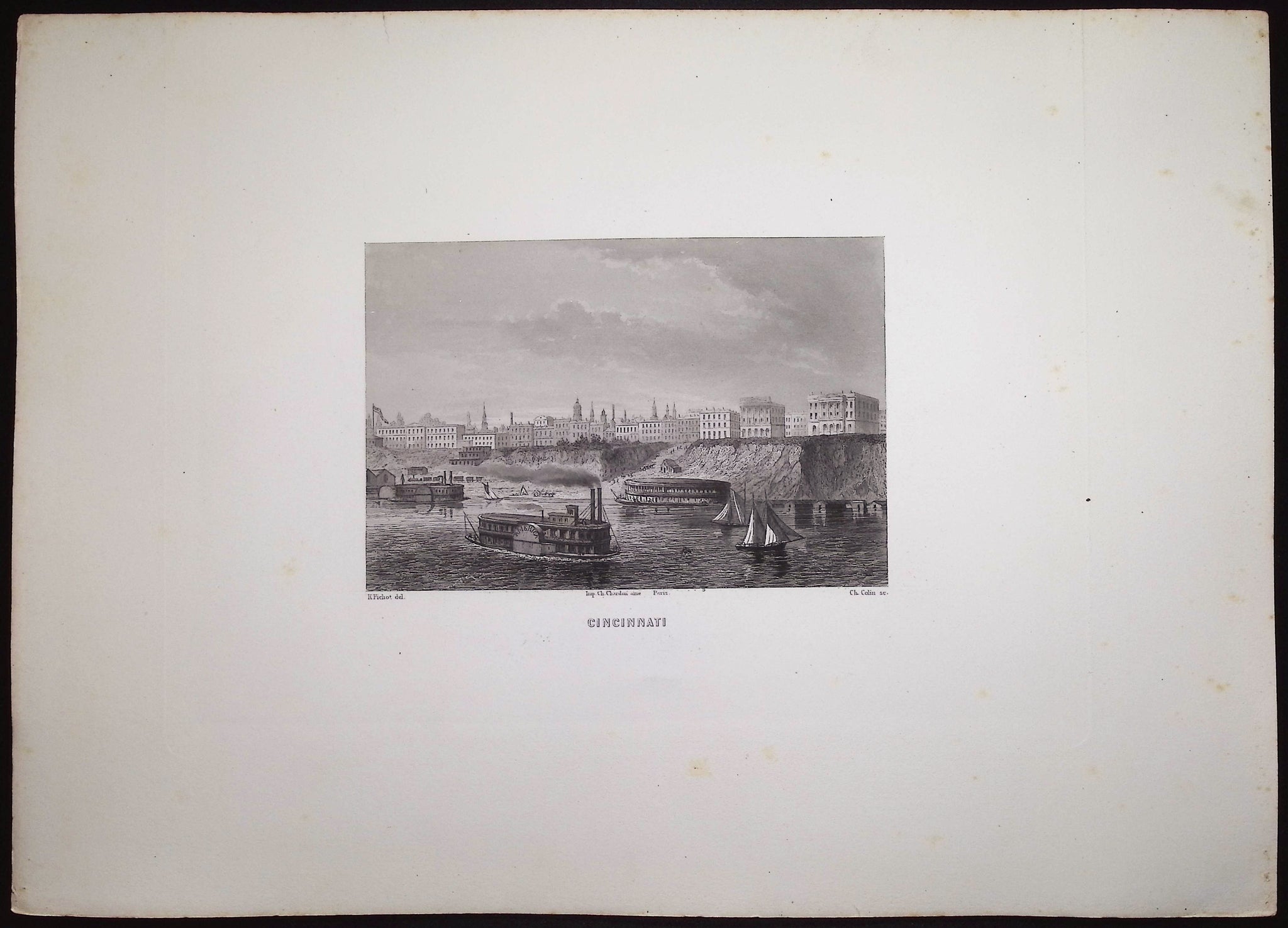Amerique Album with 27 Engravings of the Americas