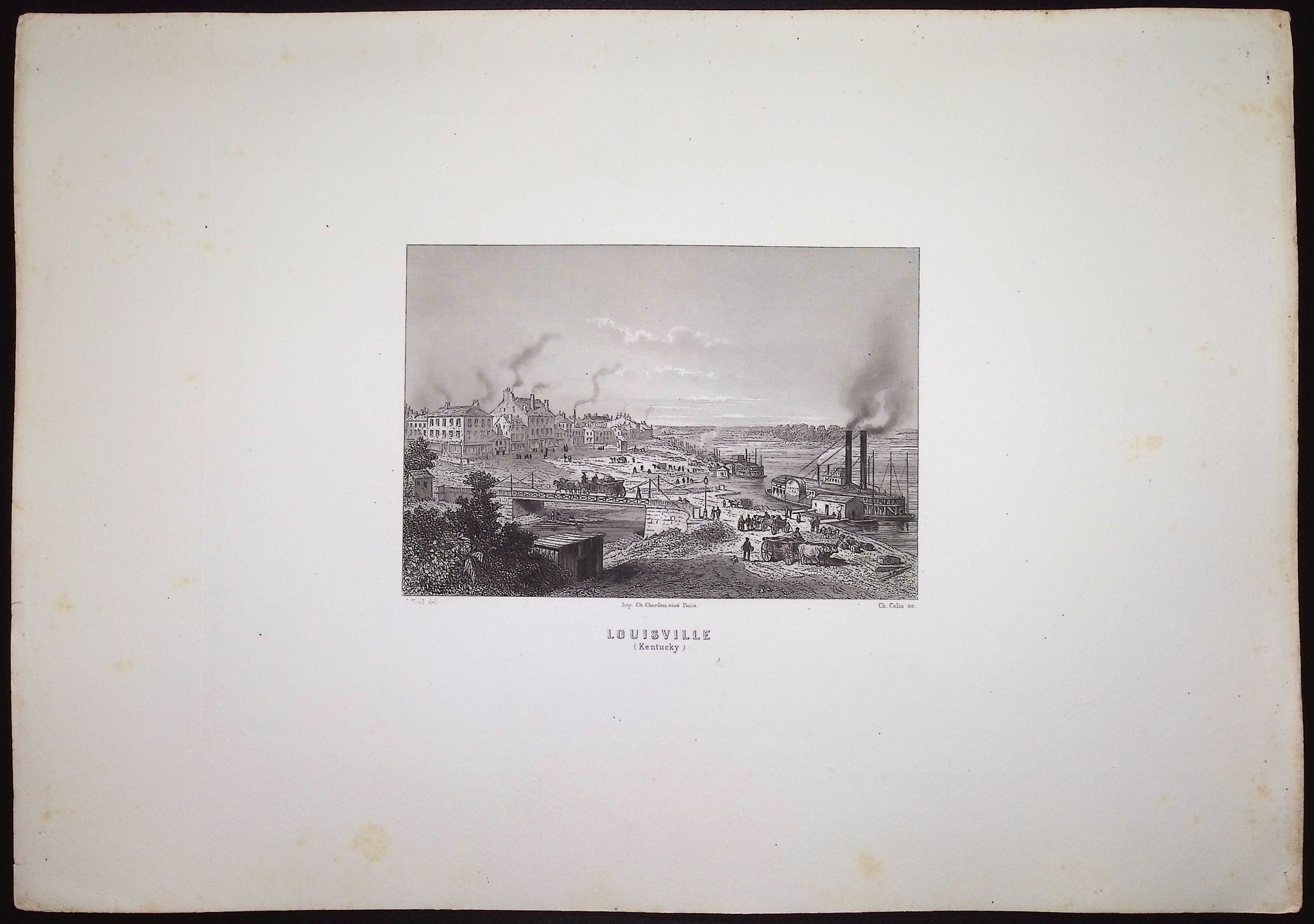 Amerique Album with 27 Engravings of the Americas