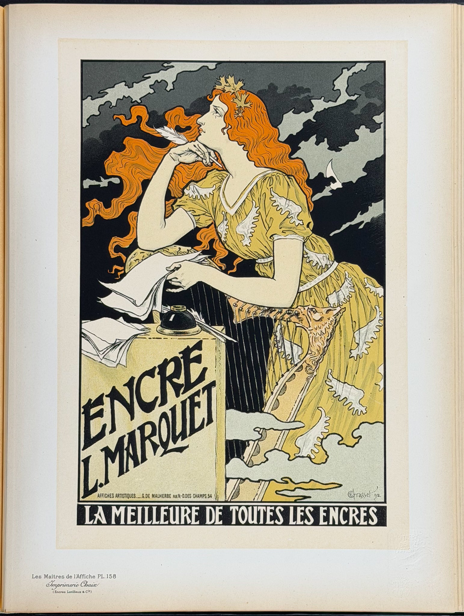 Cheret's Les Maitres de l'Affiche - 5 Volumes with 256 Lithographed Posters