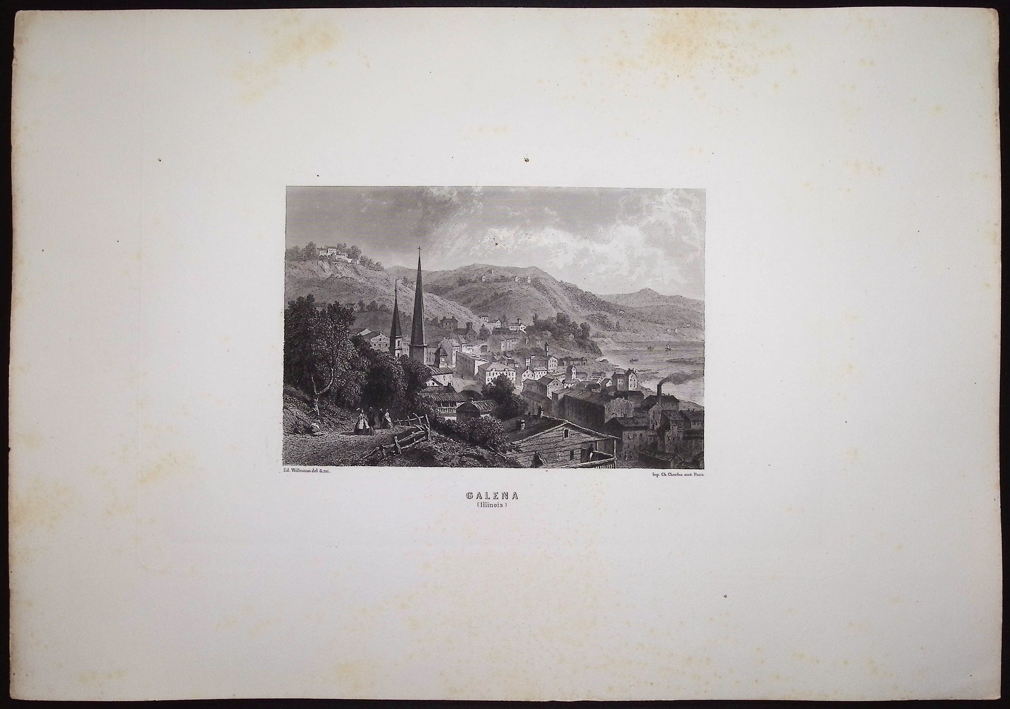 Amerique Album with 27 Engravings of the Americas