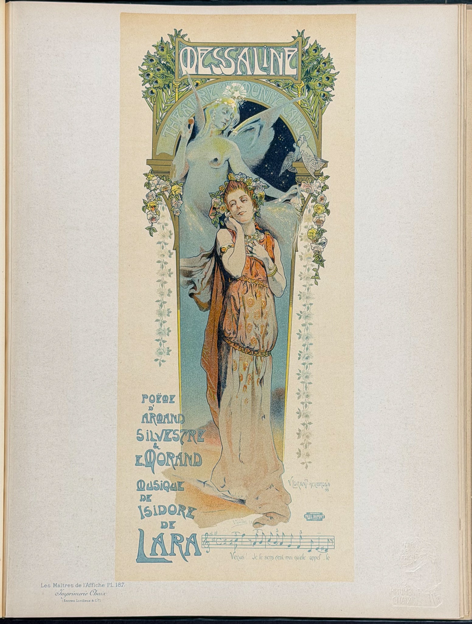Cheret's Les Maitres de l'Affiche - 5 Volumes with 256 Lithographed Posters