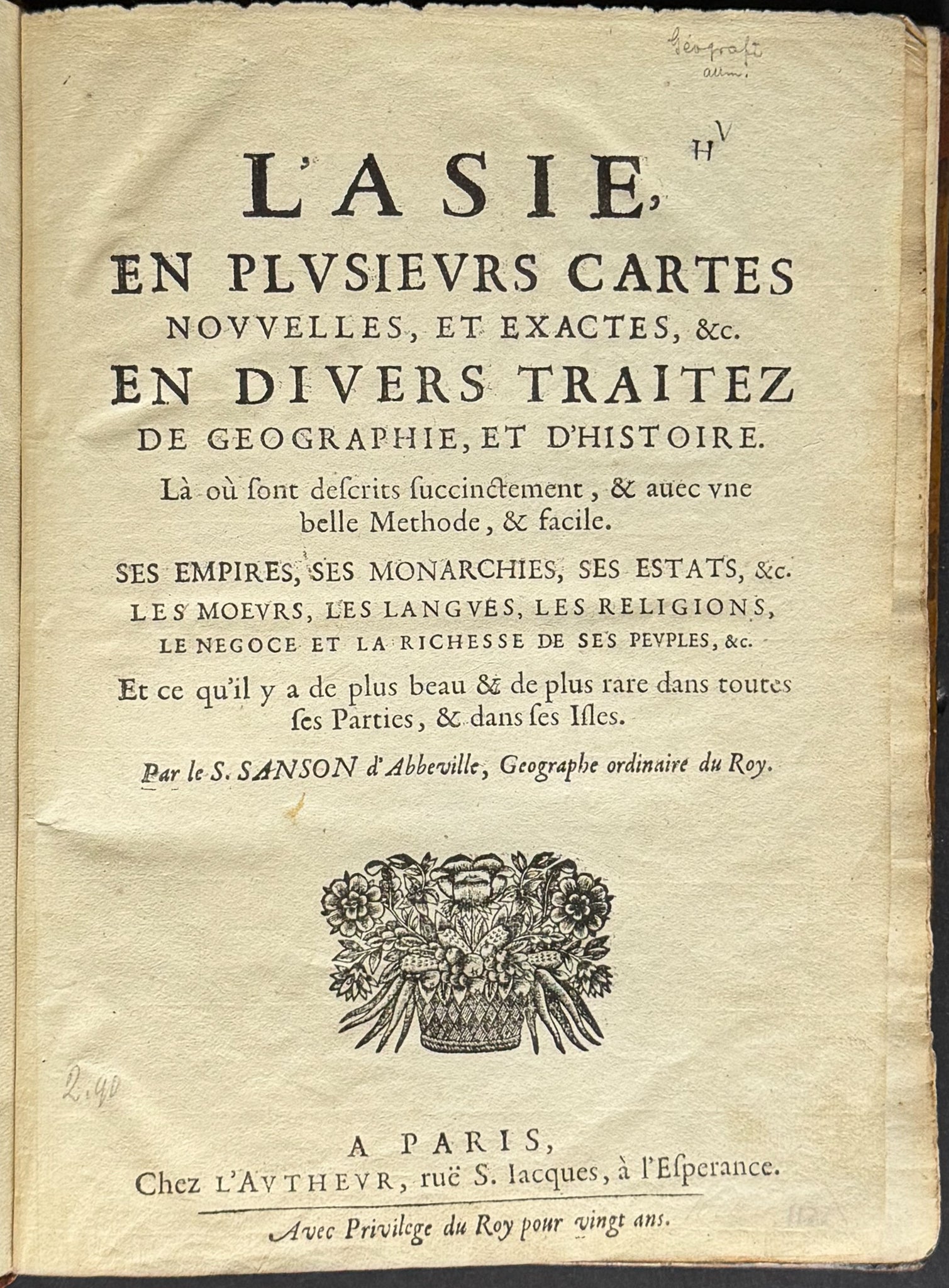 Sanson's Asia - Volume with 17 Engraved Maps