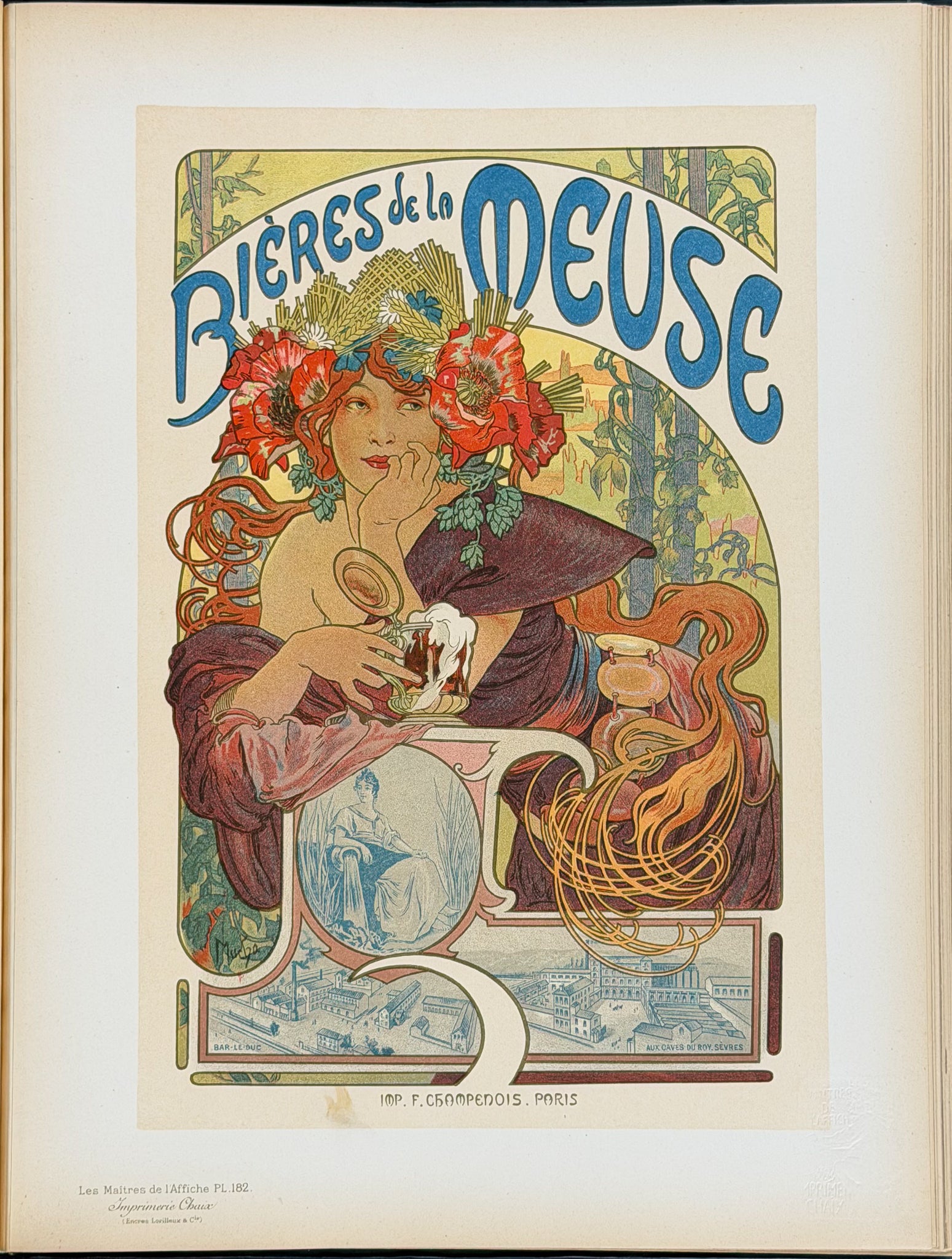 Cheret's Les Maitres de l'Affiche - 5 Volumes with 256 Lithographed Posters