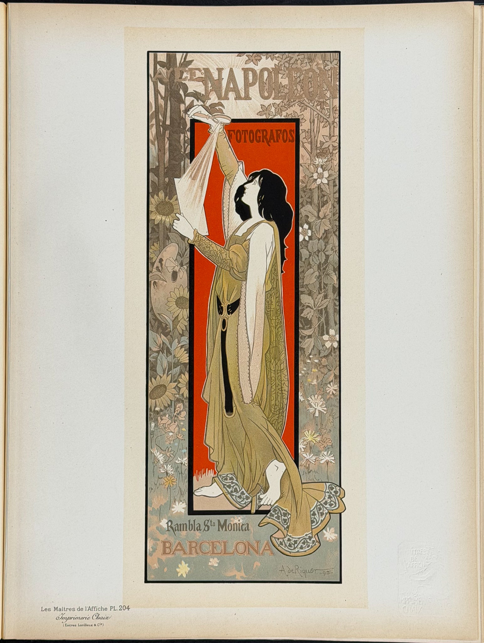 Cheret's Les Maitres de l'Affiche - 5 Volumes with 256 Lithographed Posters