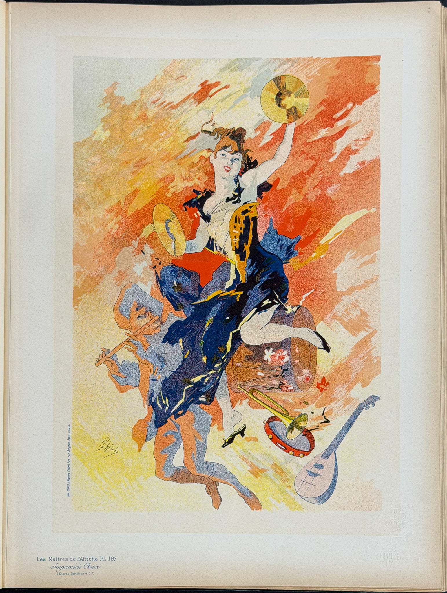 Cheret's Les Maitres de l'Affiche - 5 Volumes with 256 Lithographed Posters