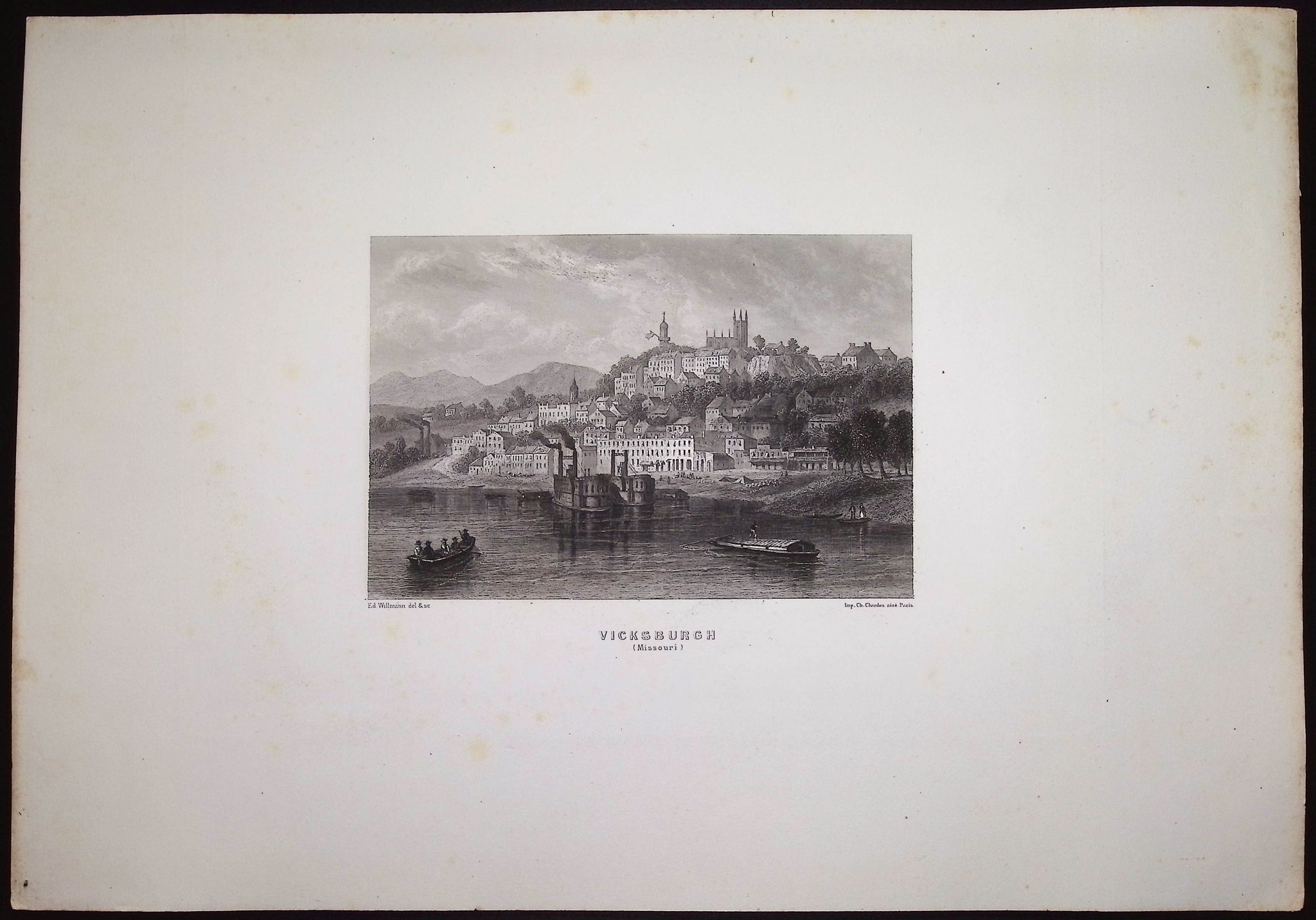 Amerique Album with 27 Engravings of the Americas