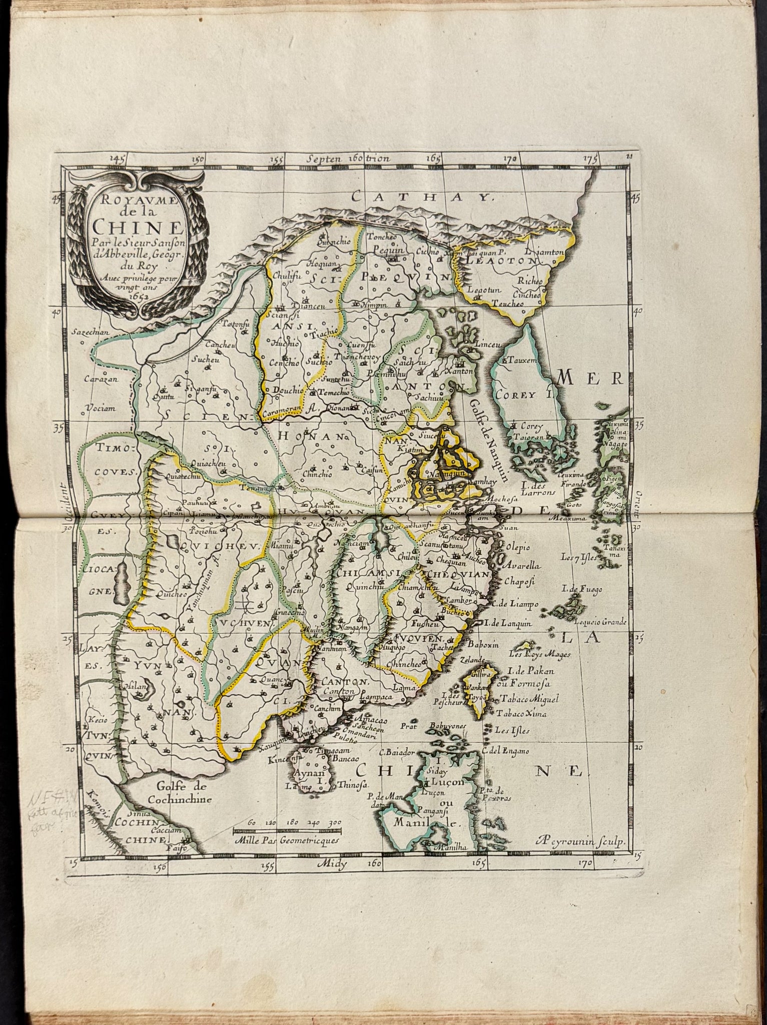 Sanson's Asia - Volume with 17 Engraved Maps