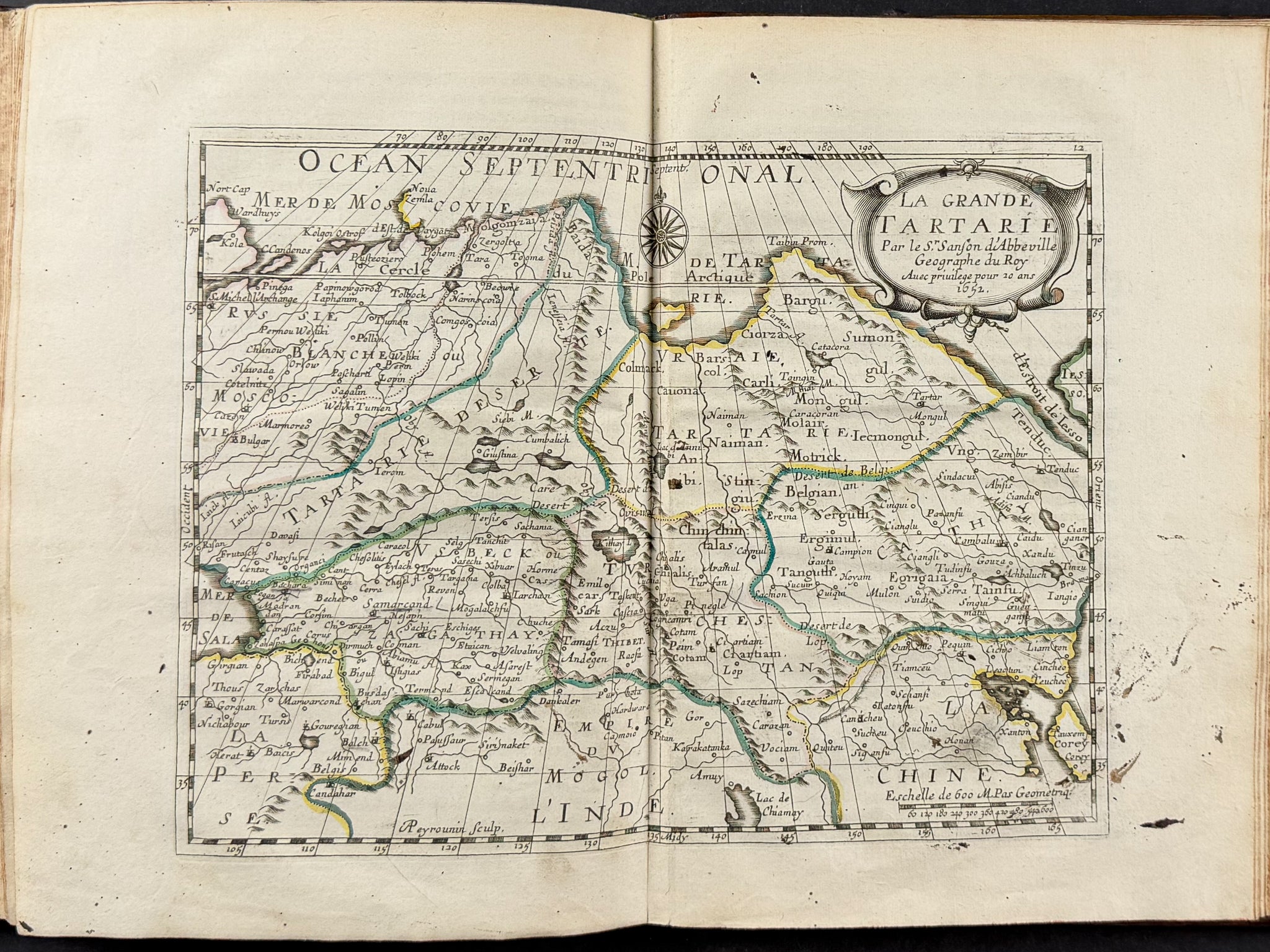 Sanson's Asia - Volume with 17 Engraved Maps