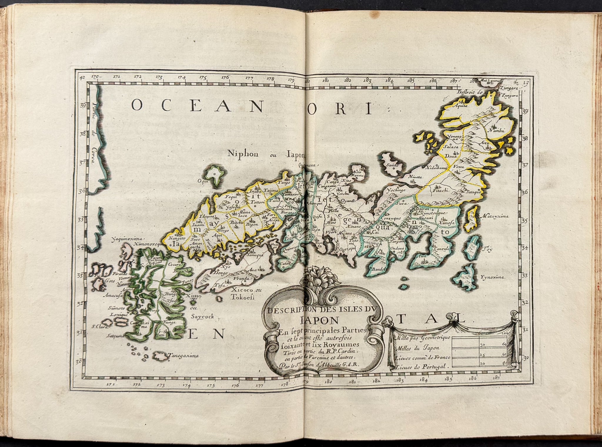 Sanson's Asia - Volume with 17 Engraved Maps