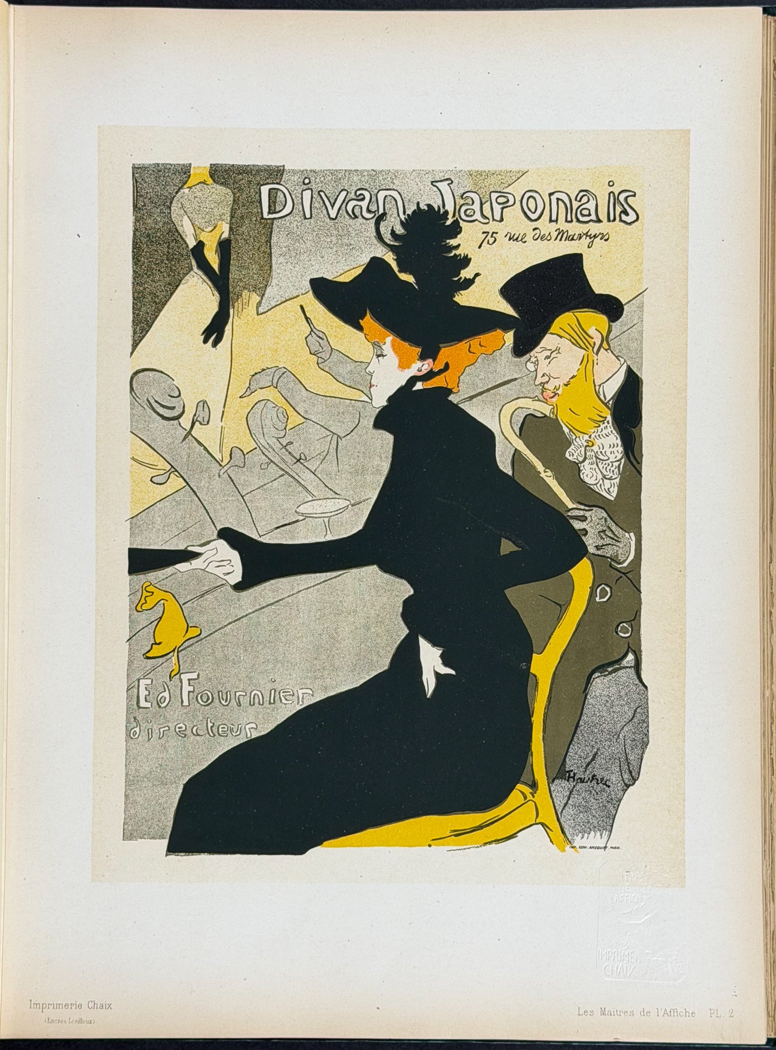 Cheret's Les Maitres de l'Affiche - 5 Volumes with 256 Lithographed Posters