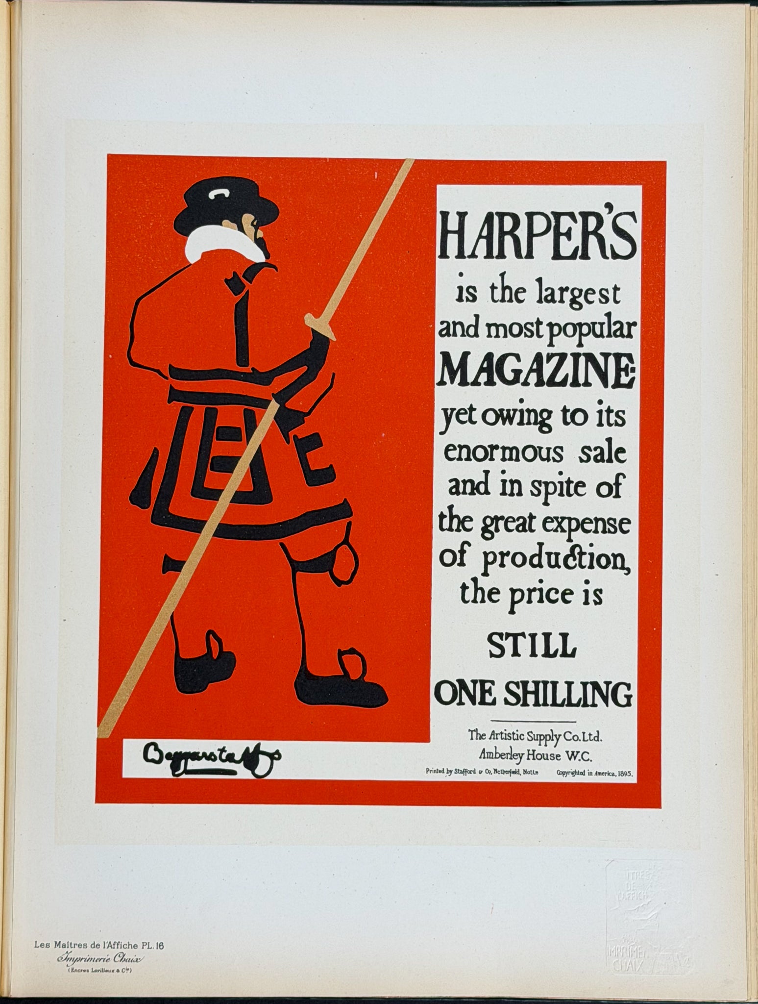 Cheret's Les Maitres de l'Affiche - 5 Volumes with 256 Lithographed Posters