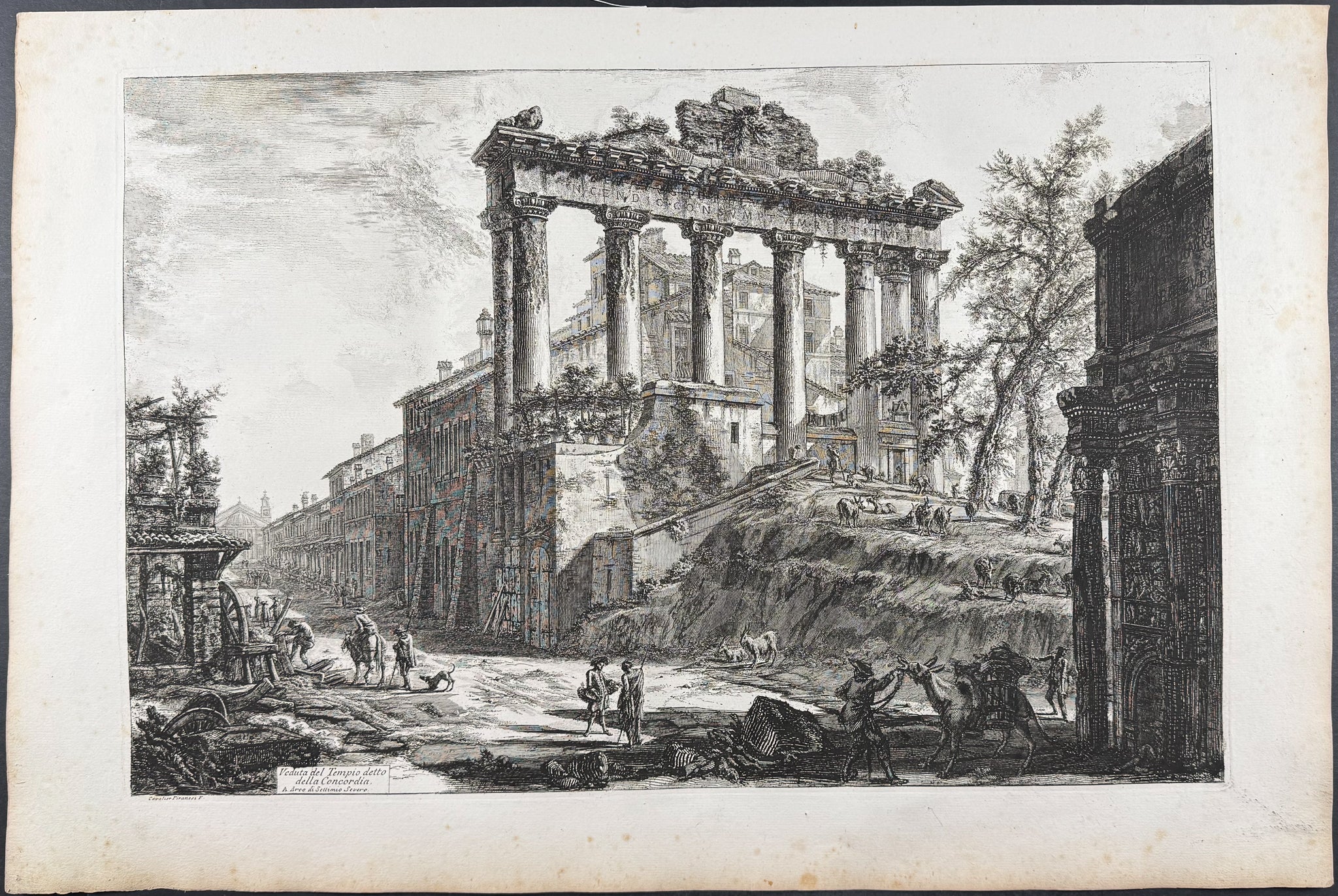 View of the Temple called that of Concord [Veduta del Tempio detto della Concordia]
