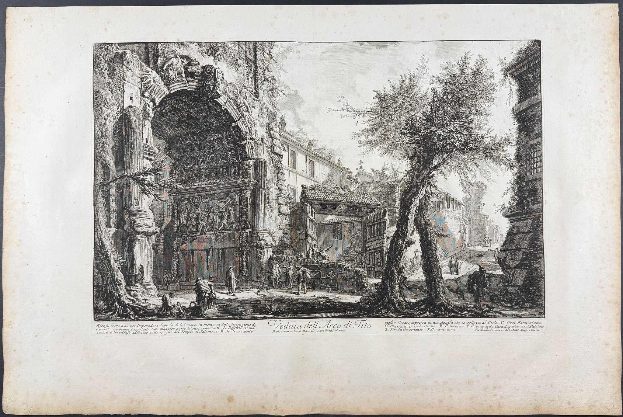 View of the Arch of Titus [Veduta dell'Arco di Tito]