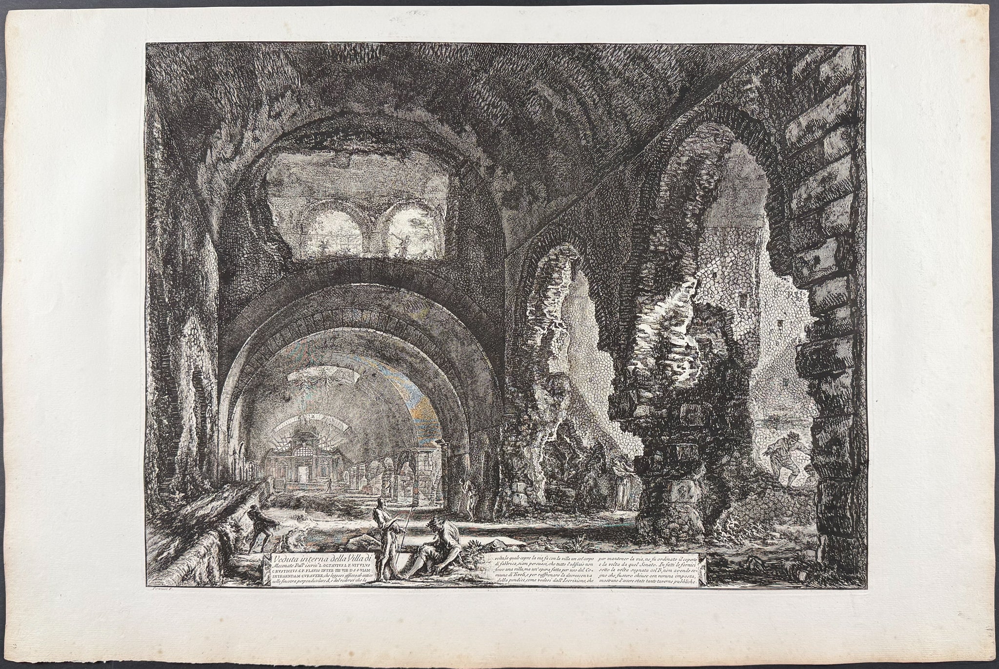 Interior view of the Villa of Maecenas [Veduta interna della Villa di Mecenate]