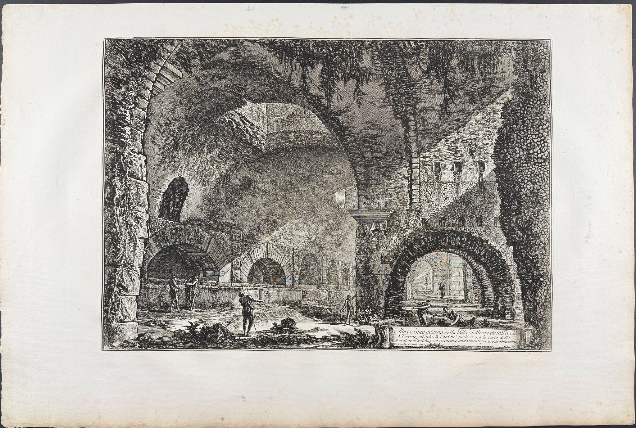 Another interior view of the Villa of Maecenas at Tivoli [Altra veduta interna della Villa di Mecenate in Tivoli]