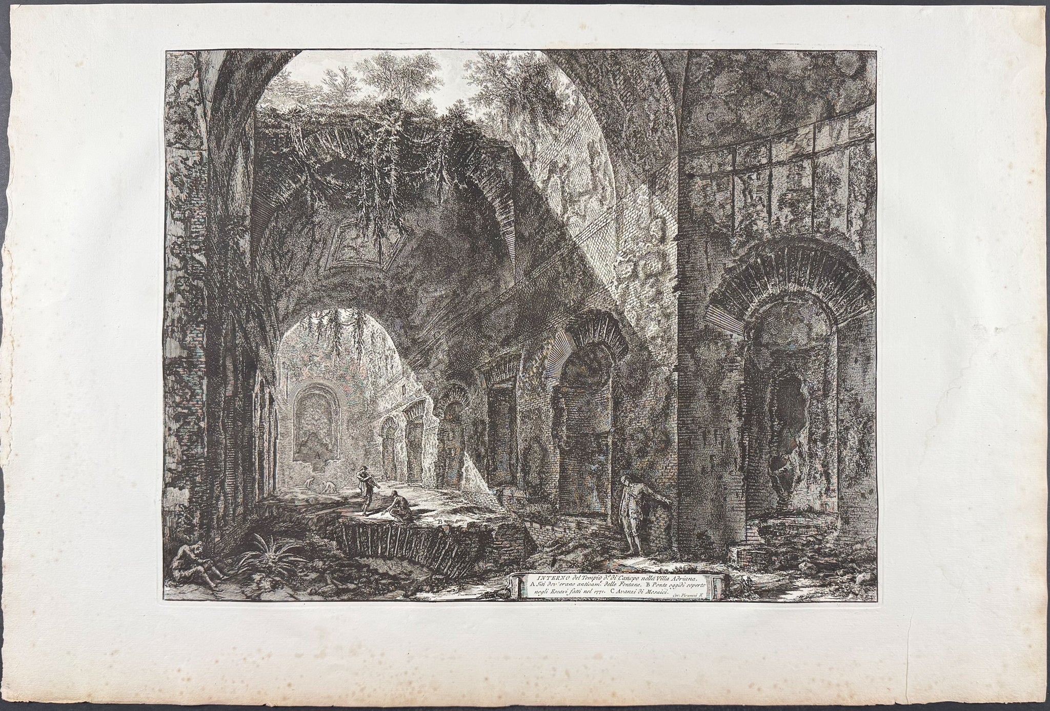 Interior of the Temple of the God Canopus in Hadrian’s Villa [Interno del Tempio dello di Canopo nella Villa Adriana]